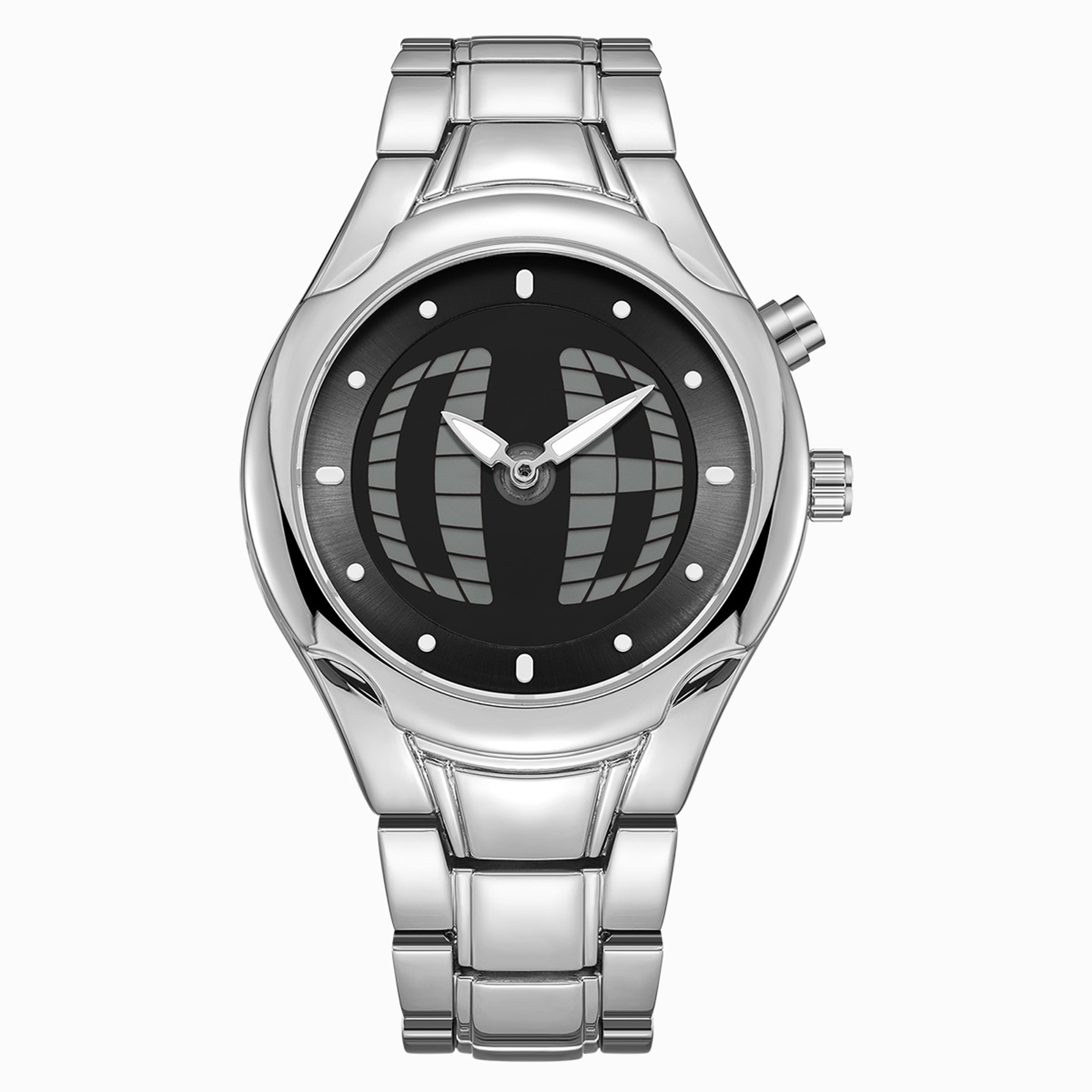 Men's Dual Display Watch – Retro Futuristic Waterproof Quartz Wristwatch – view 16