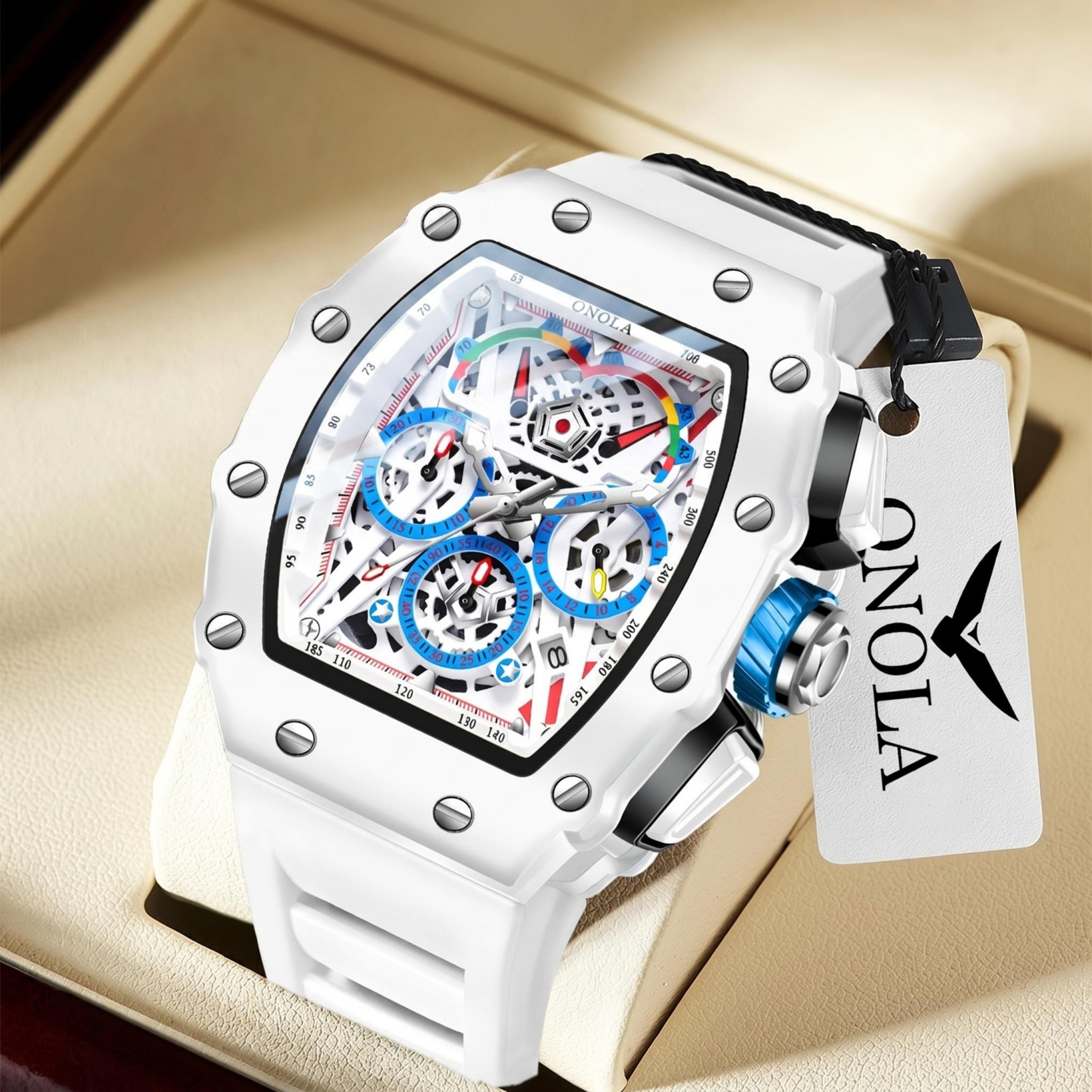 ONOLA Multifunctional Fashion Luxury Watch for Men – view 1