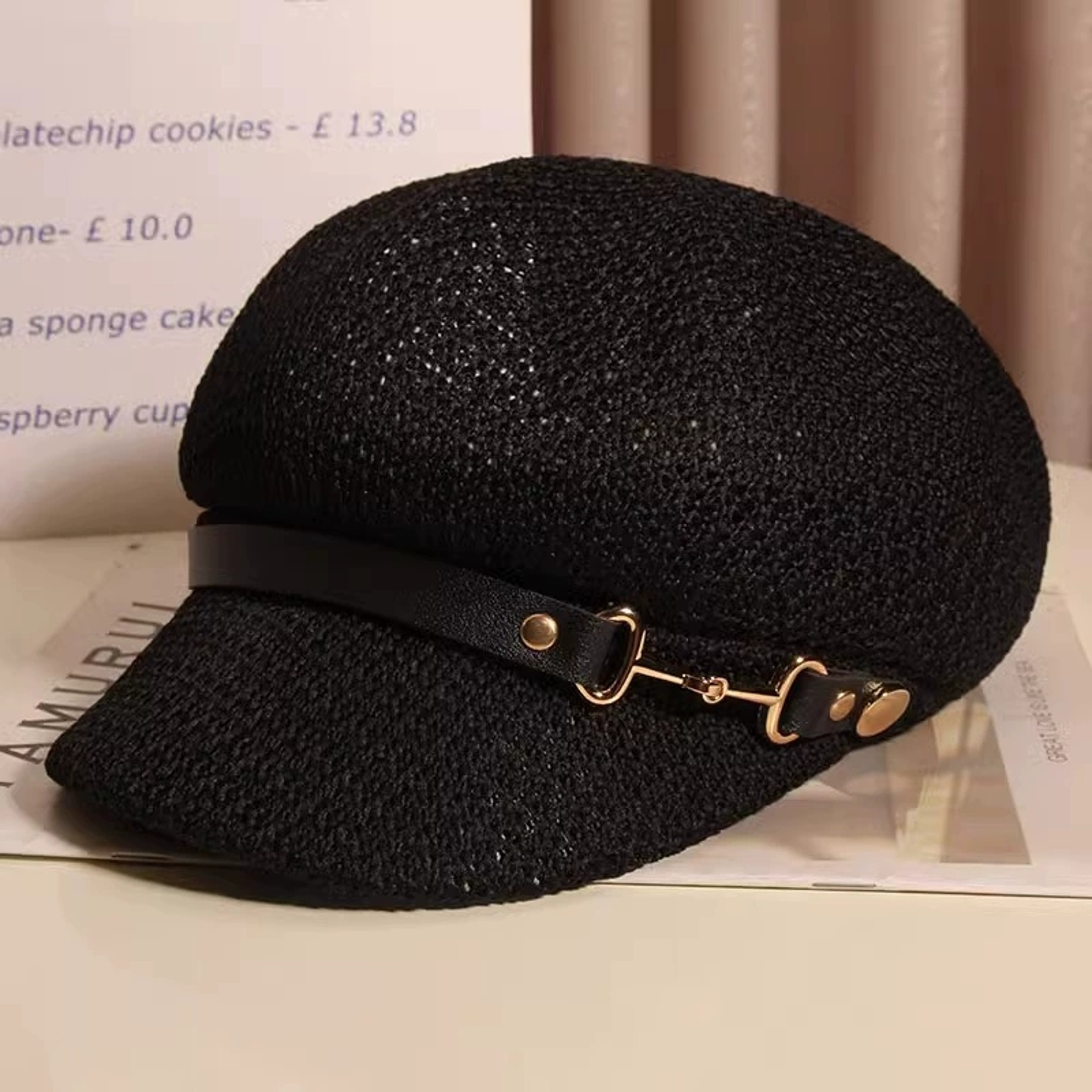 Korean Style Hollow Breathable Octagonal Hat and Summer Sun Protection Cap – view 3