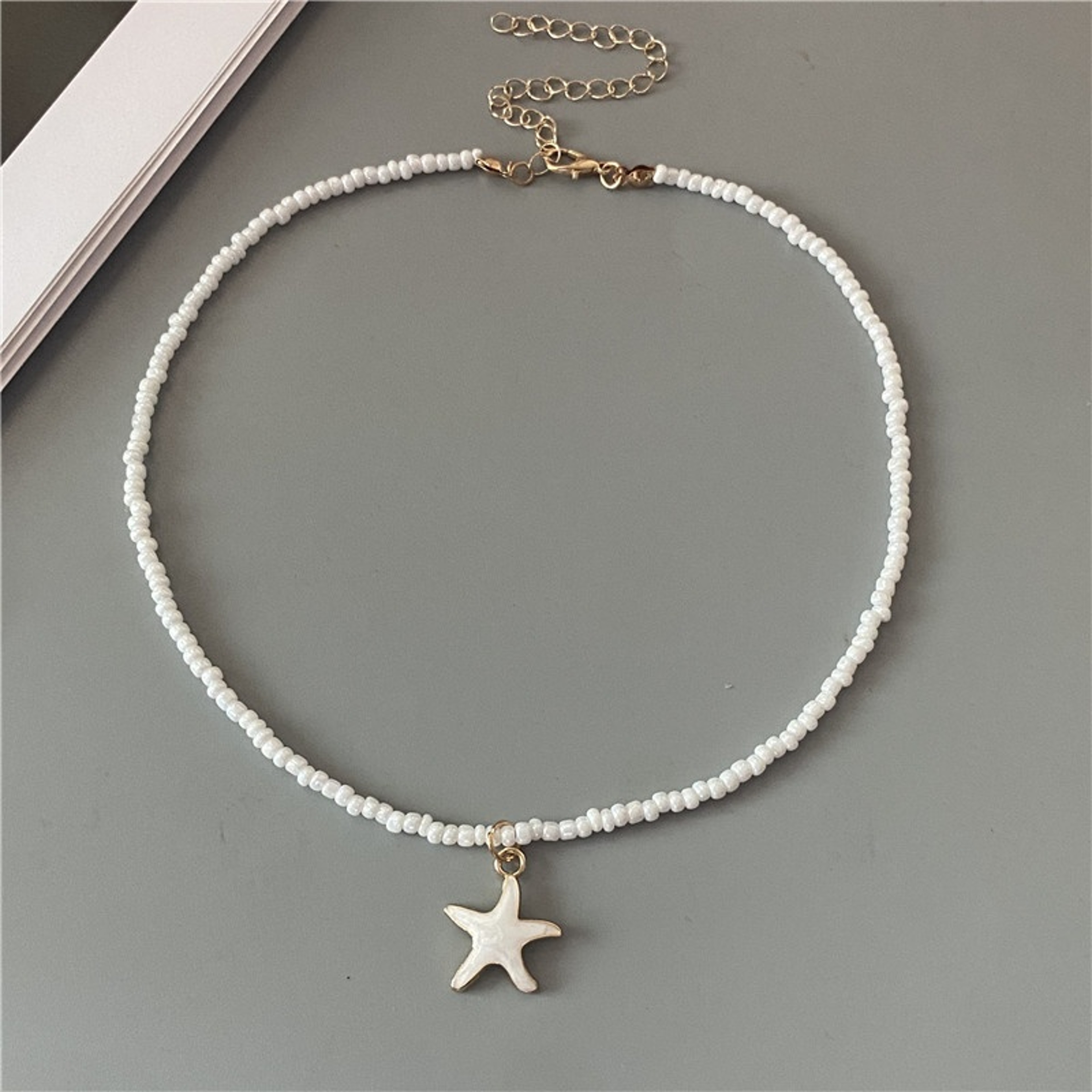 Romantic Starfish Short Necklace for Women and Girls – view 2