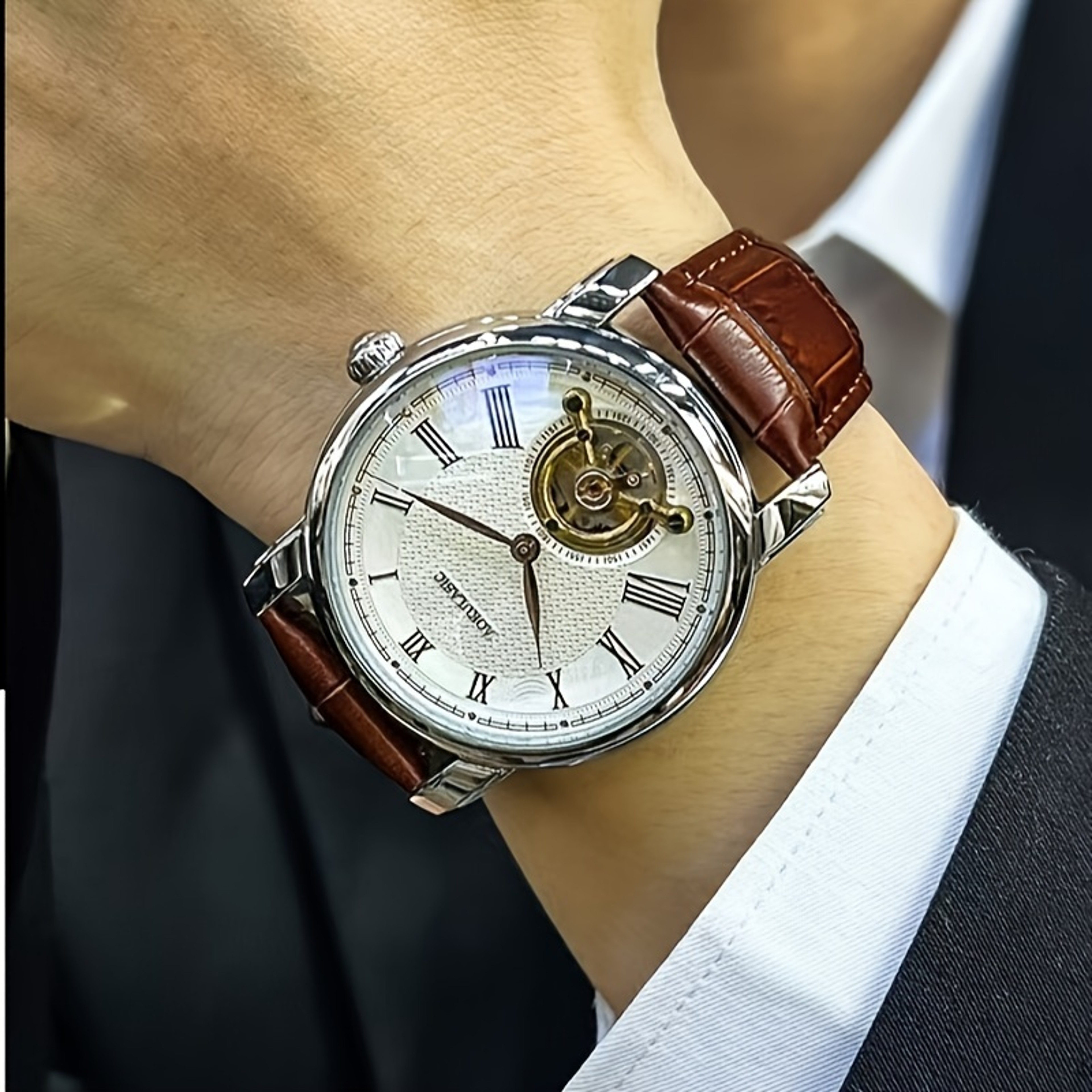 Luxury Men's Automatic Mechanical Watch – view 5