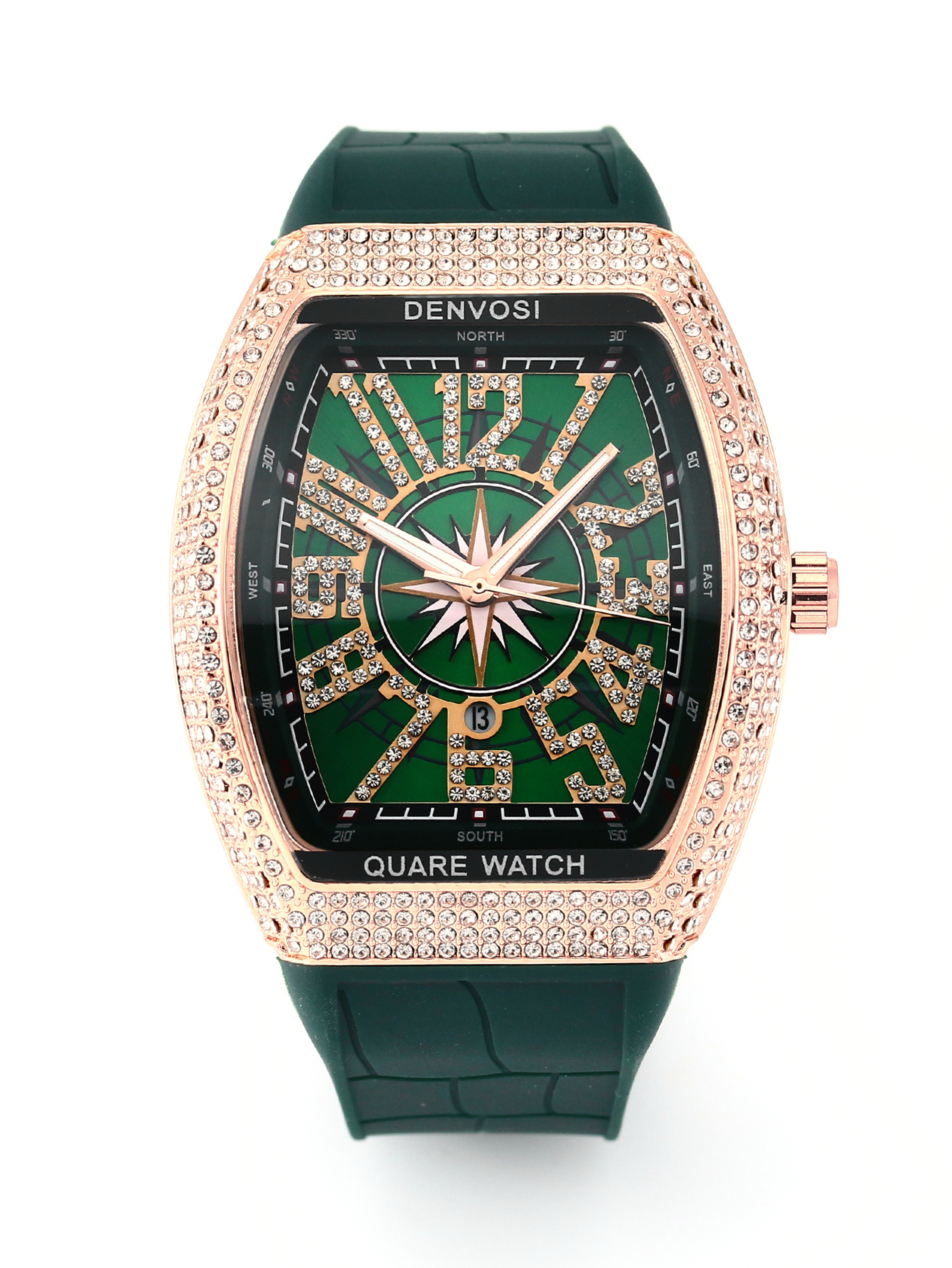DENVOSI Luxury Starry Sky Quartz Watch with Silicone Strap – view 12