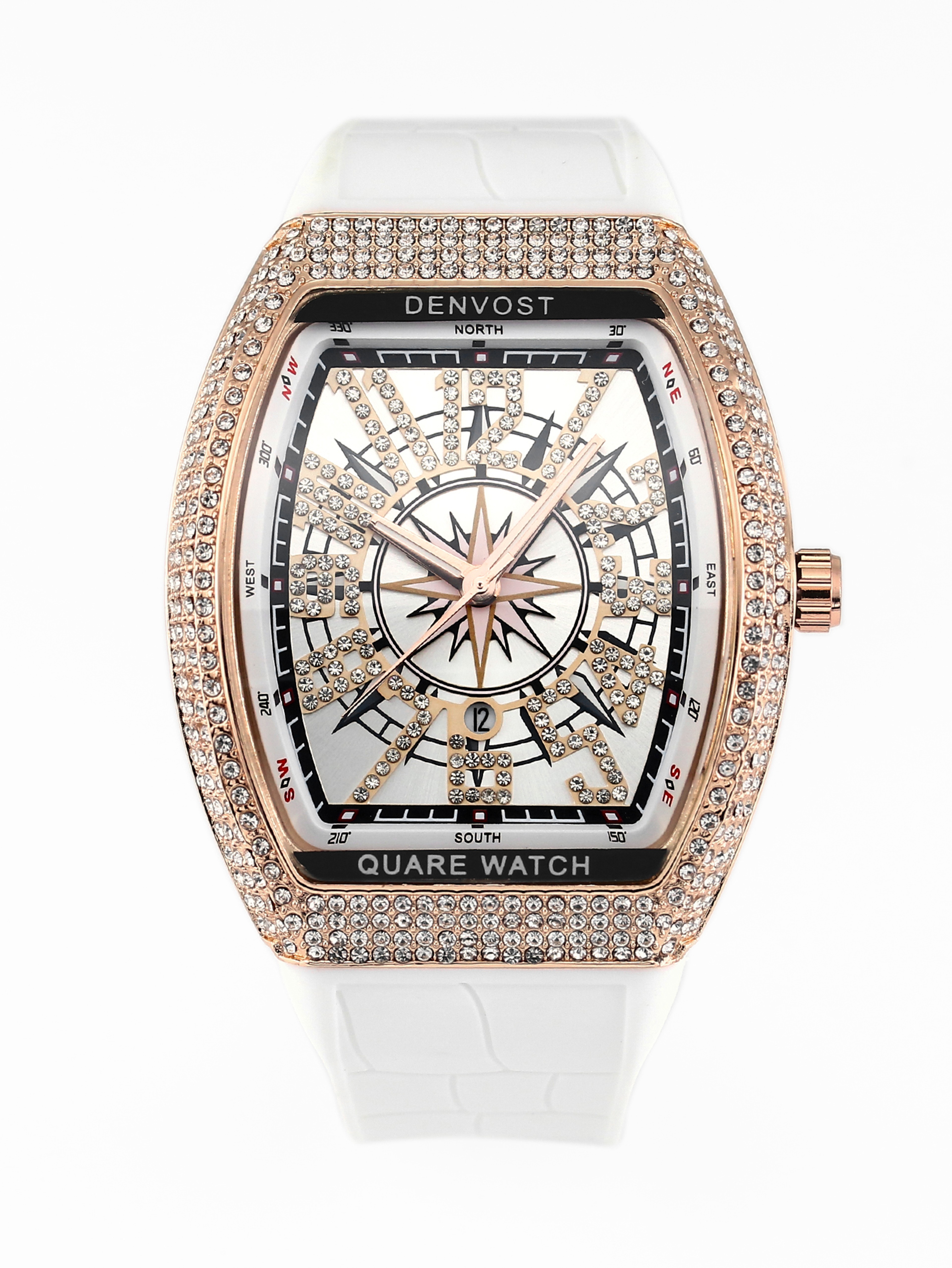 DENVOSI Luxury Starry Sky Quartz Watch with Silicone Strap – view 13