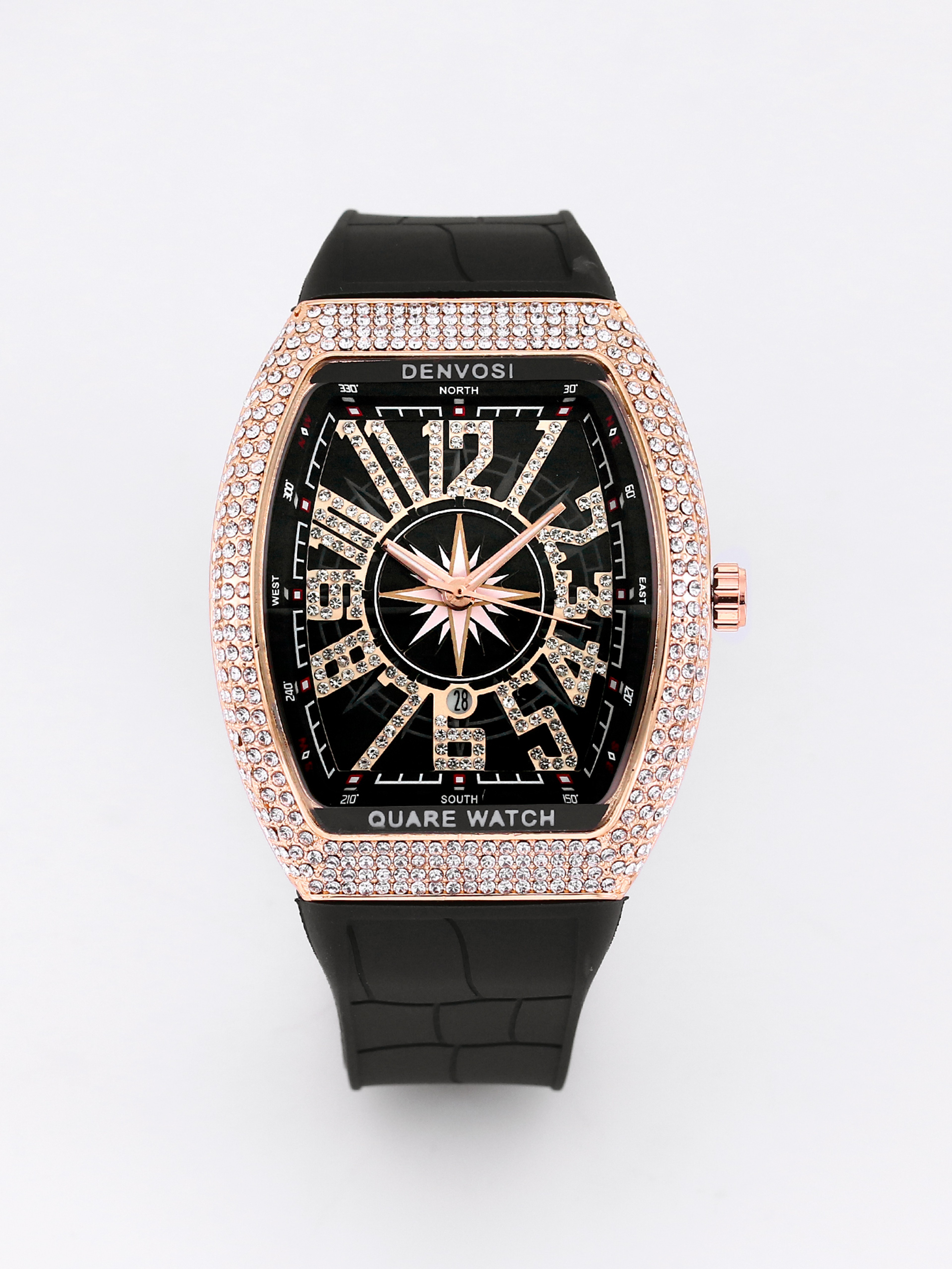 DENVOSI Luxury Starry Sky Quartz Watch with Silicone Strap – view 15