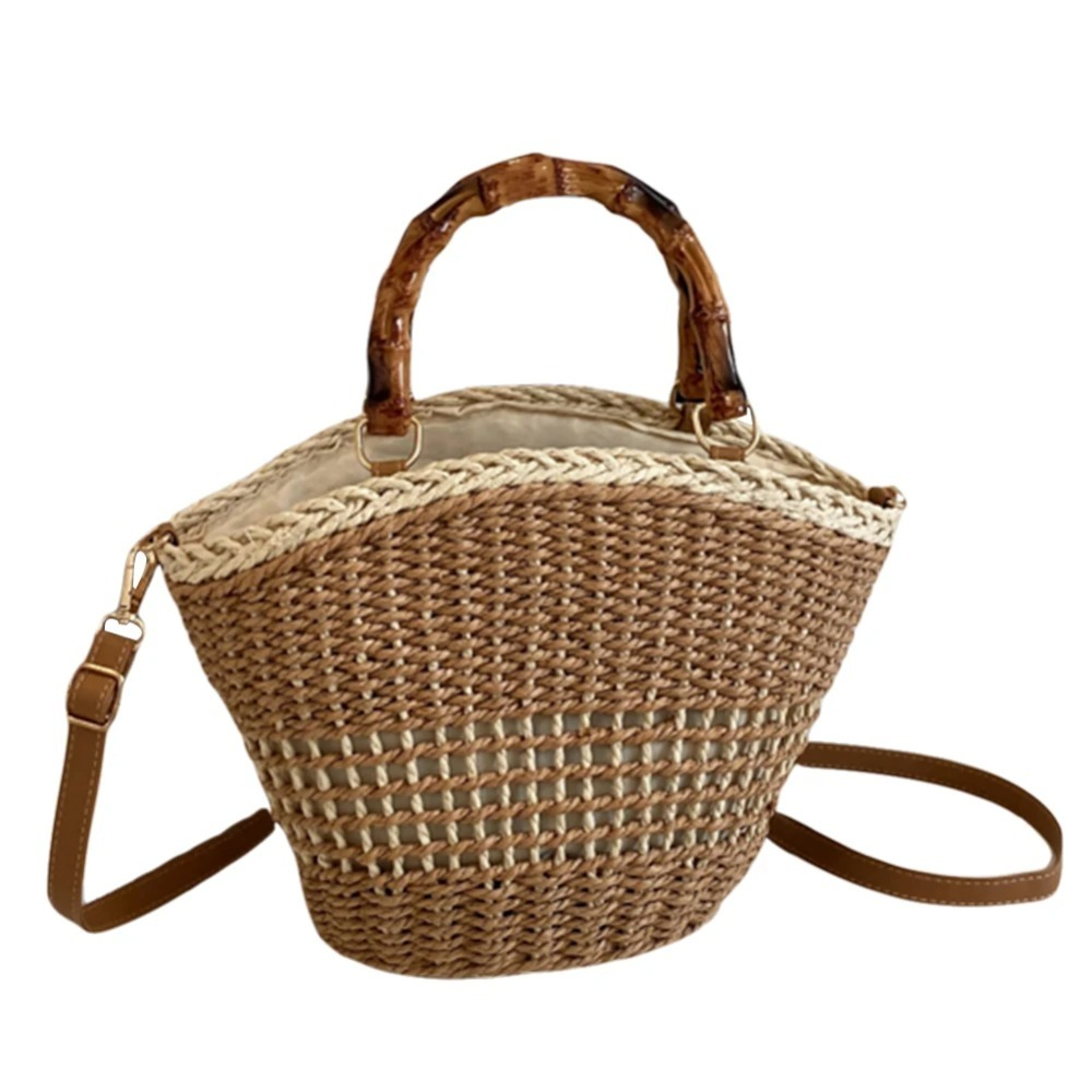Sweet Weave Straw Tote and Summer Beach Bag – view 8