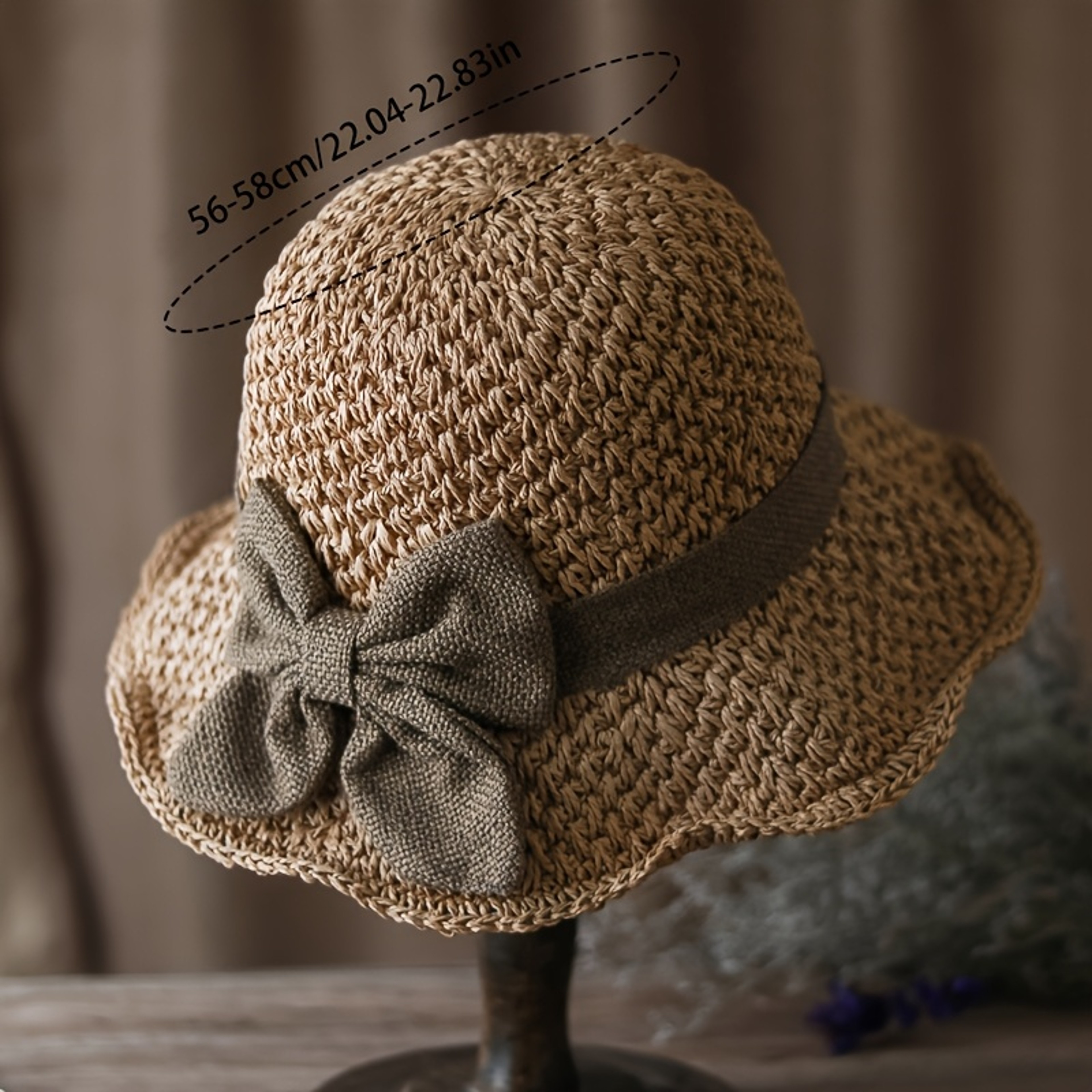 French Style Straw Sun Hat – view 2