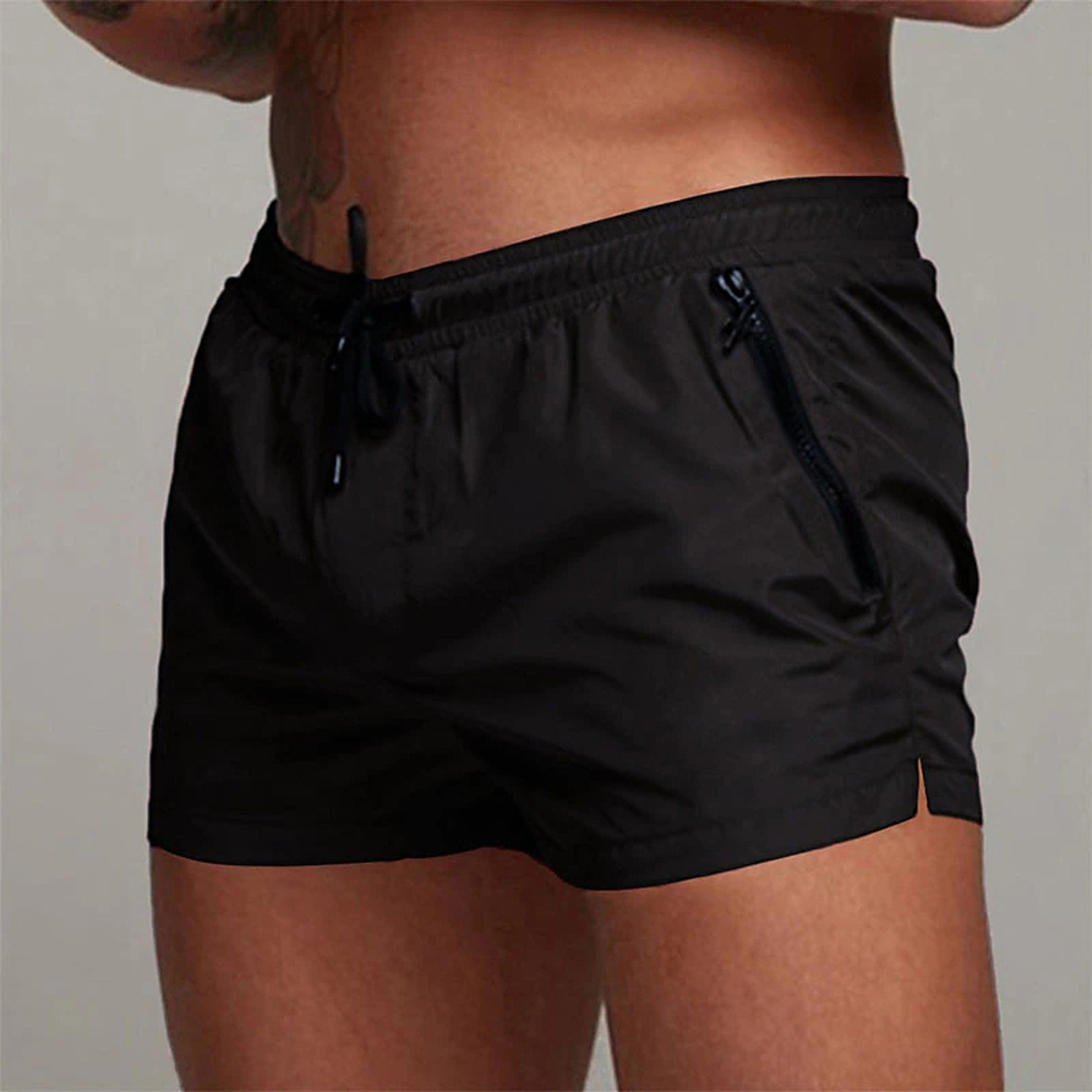 Quick Dry Mens Swim Trunks with Zipper Pockets and Mesh Liner – view 8