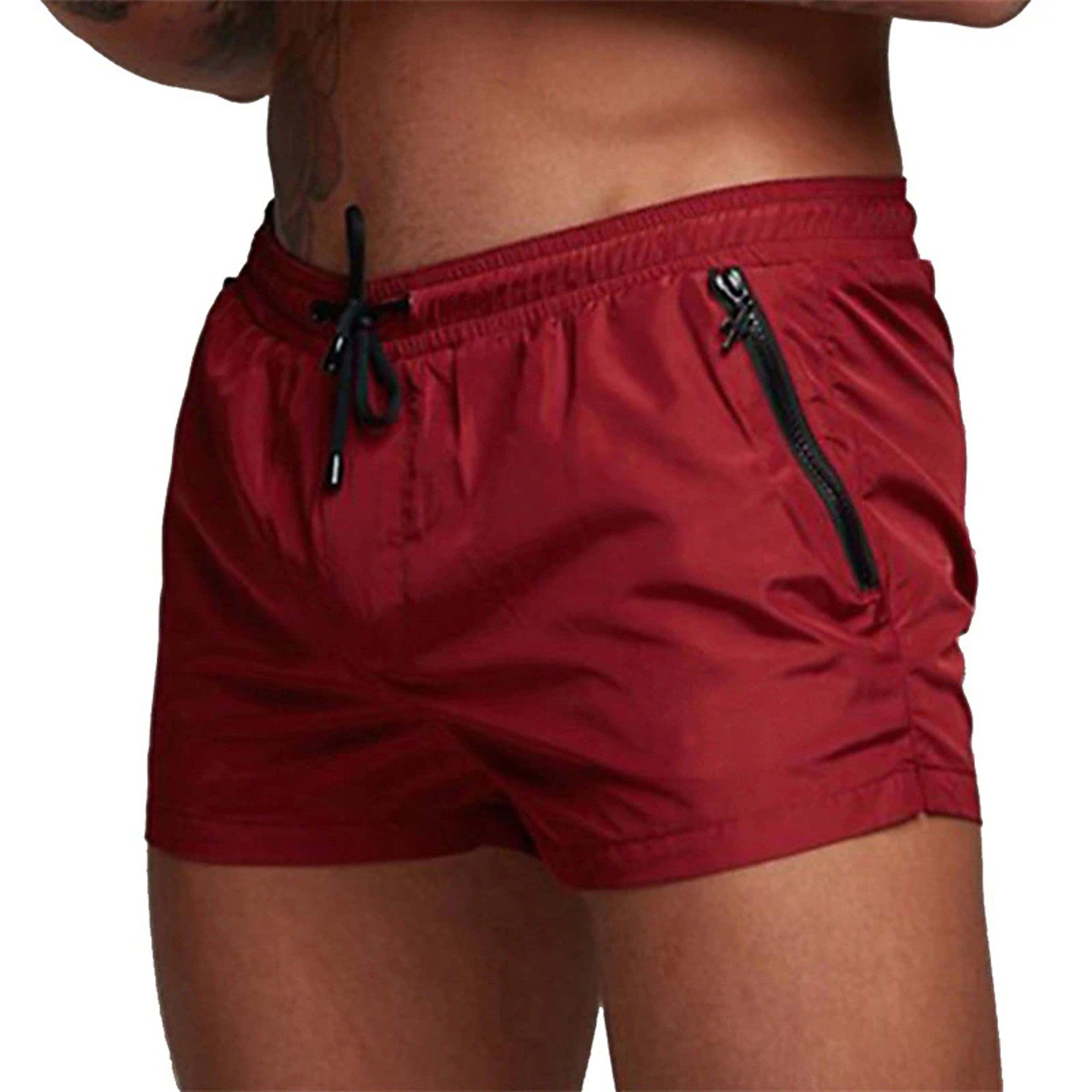 Quick Dry Mens Swim Trunks with Zipper Pockets and Mesh Liner – view 11