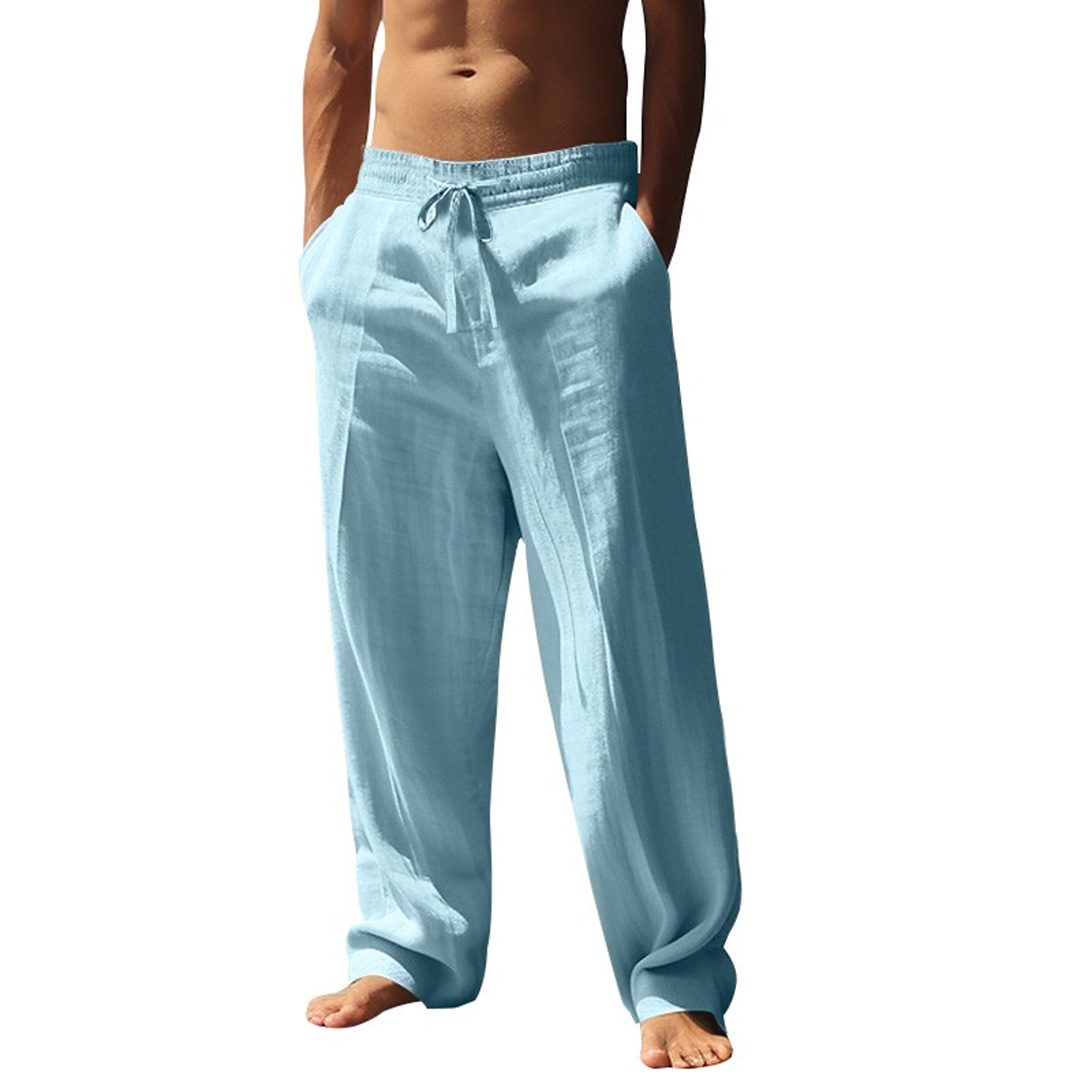 Men's Linen Harem Pants – view 4