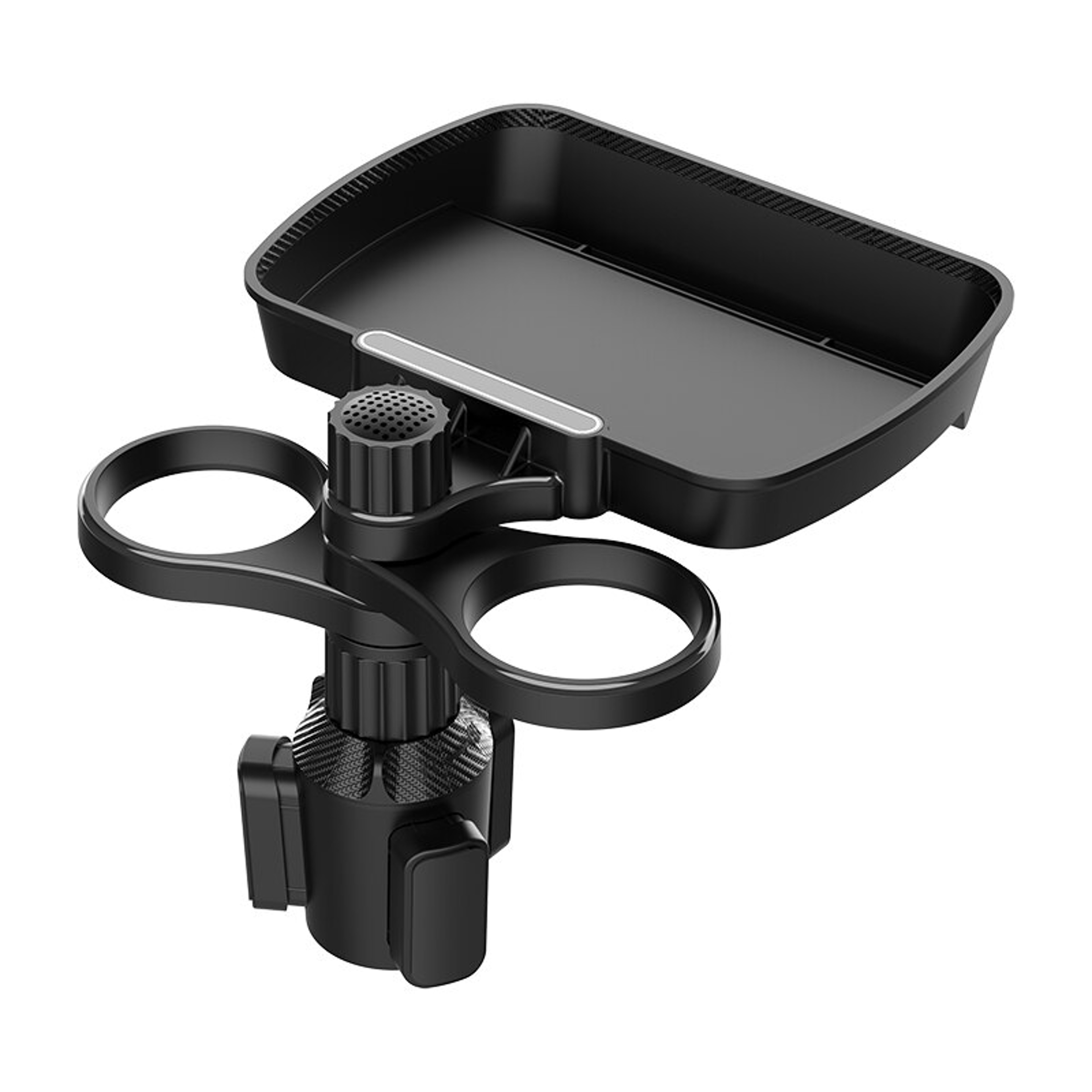 Adjustable Dual Cup Holder Expander For Rotating Multifunctional Car Seat Tray Drink Holder 6