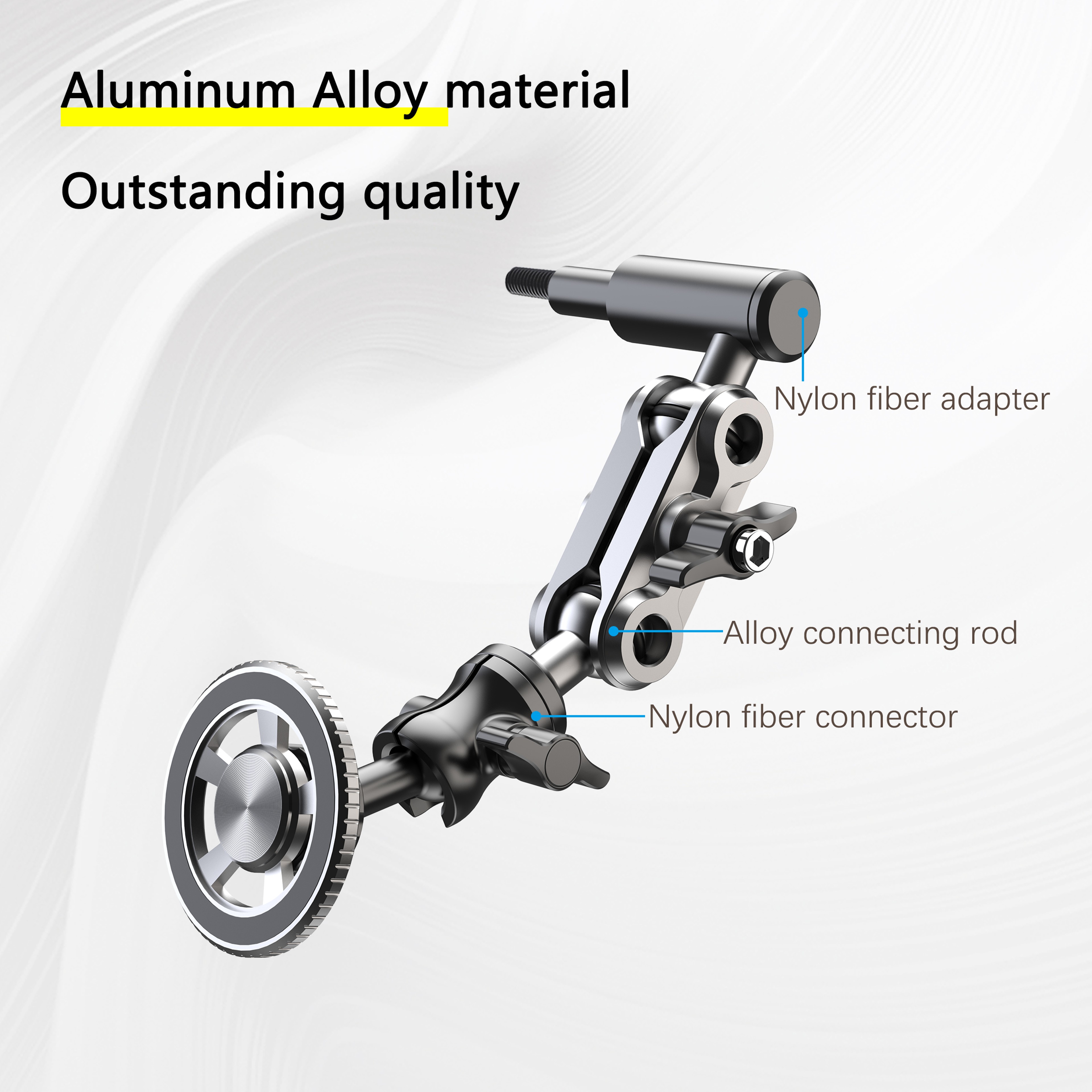 Car Apillar Mobile Phone Bracket MagSafe Armrest Handle For Offroad Vehicle Truck Car Handle Holder 3