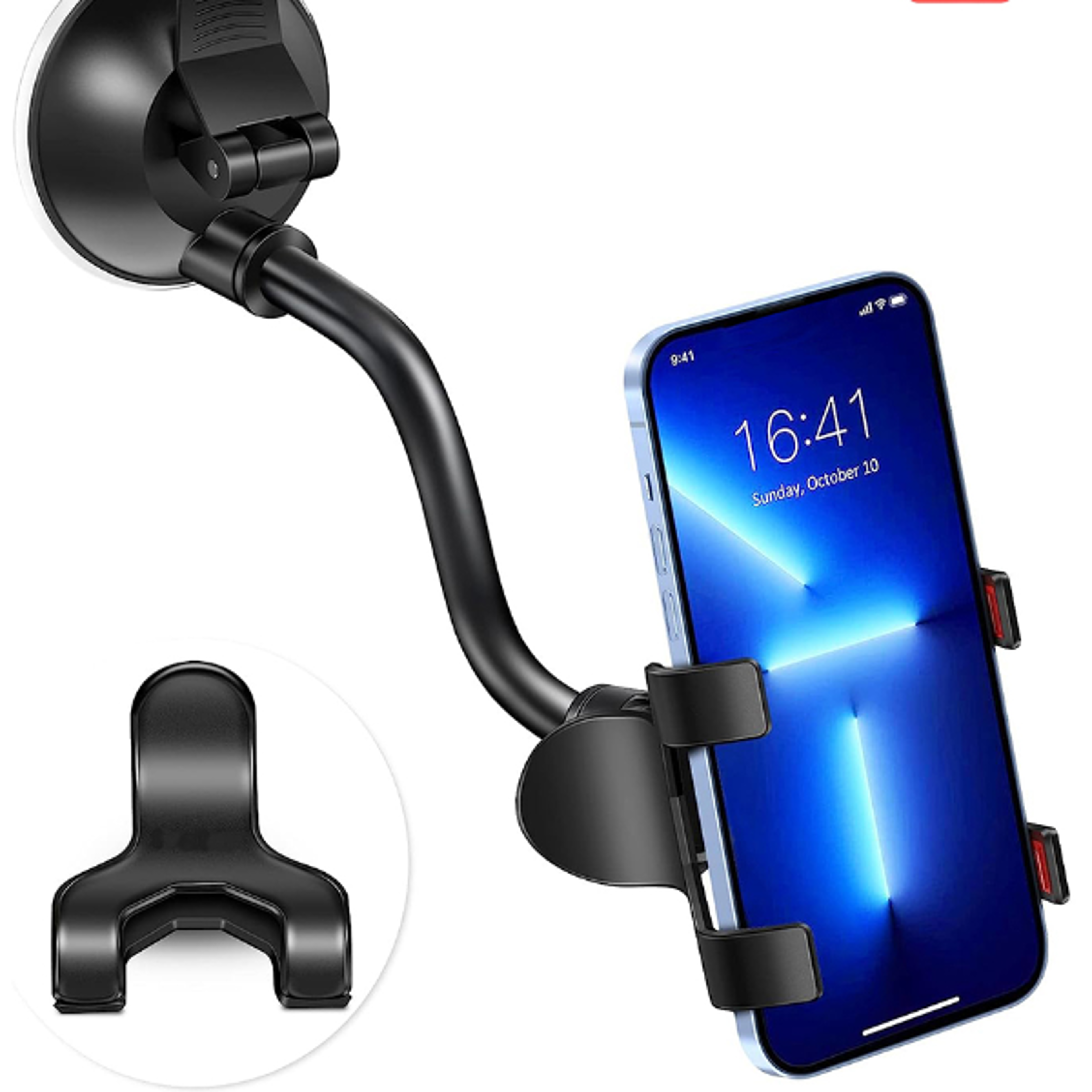 Car Phone Holder Mount Cell Phone Stand Windshield 360 Rotation For iPhone 15 14 13 12 11 Pro Max XS
