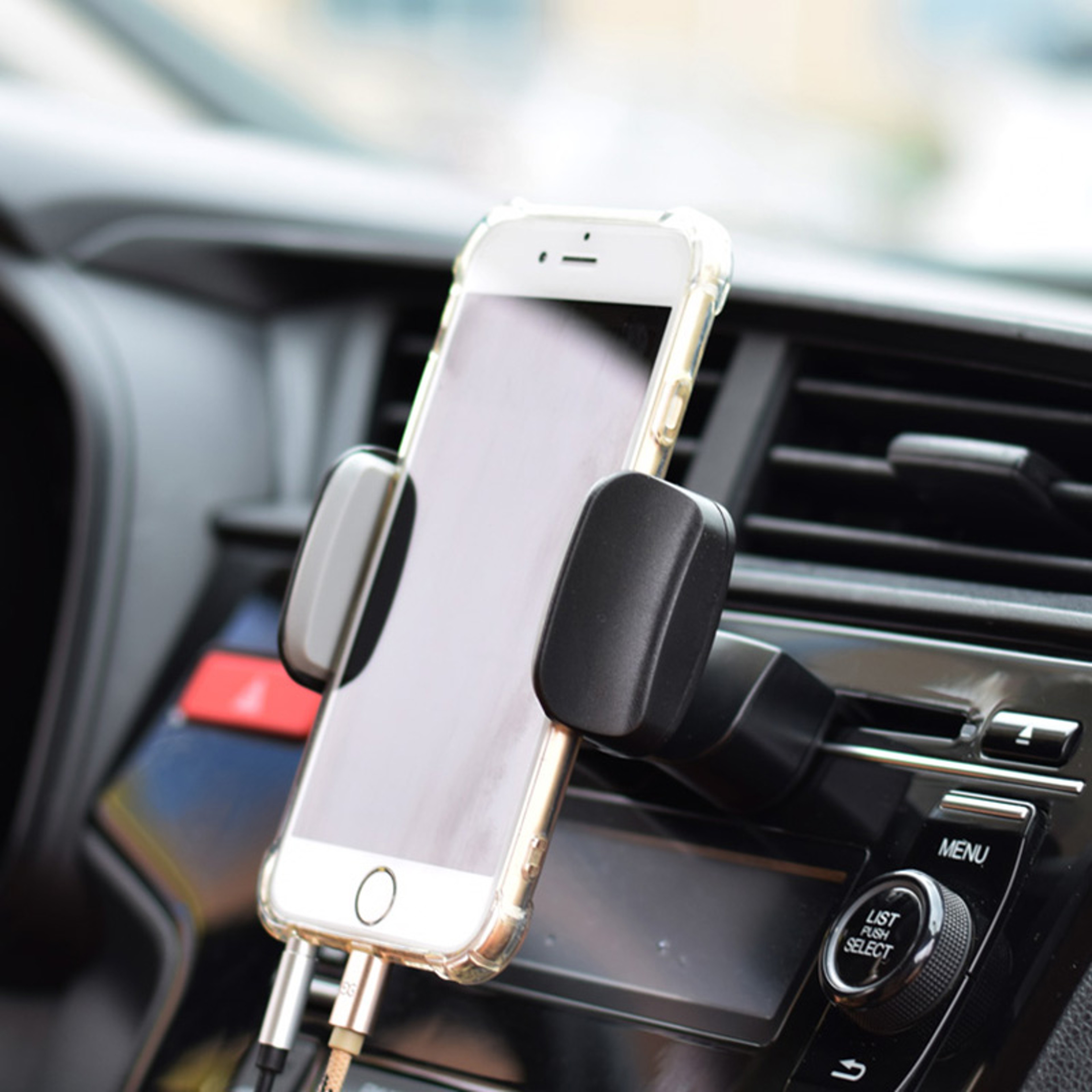 CD Slot Car Phone Mount, Cell Phone Holder for Car, Compatible with All Smartphones – view 1