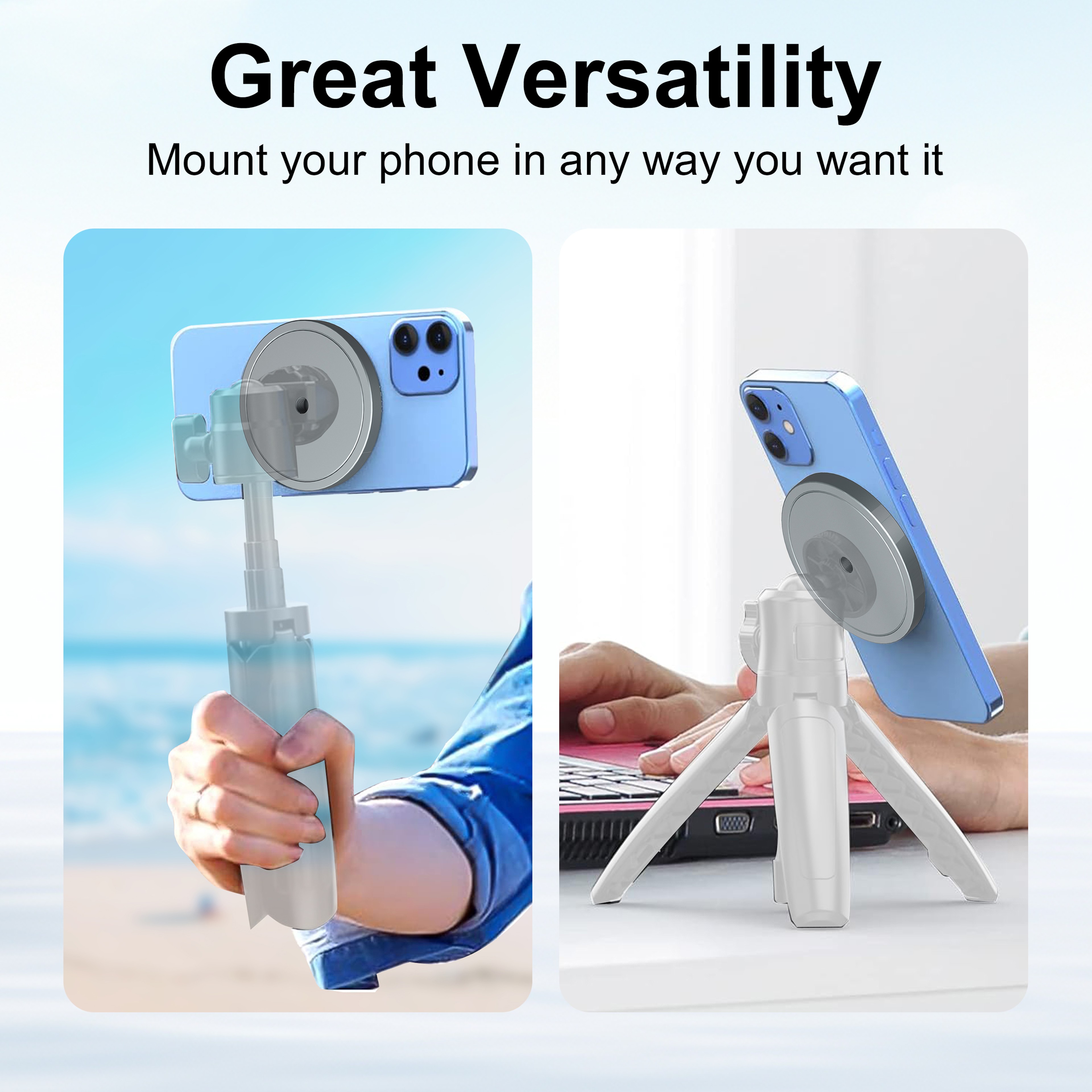 Mount For MagSafe Magnetic Tripod Adapter For IPhone MaxMini Compact And Lightweight Case Cover 5