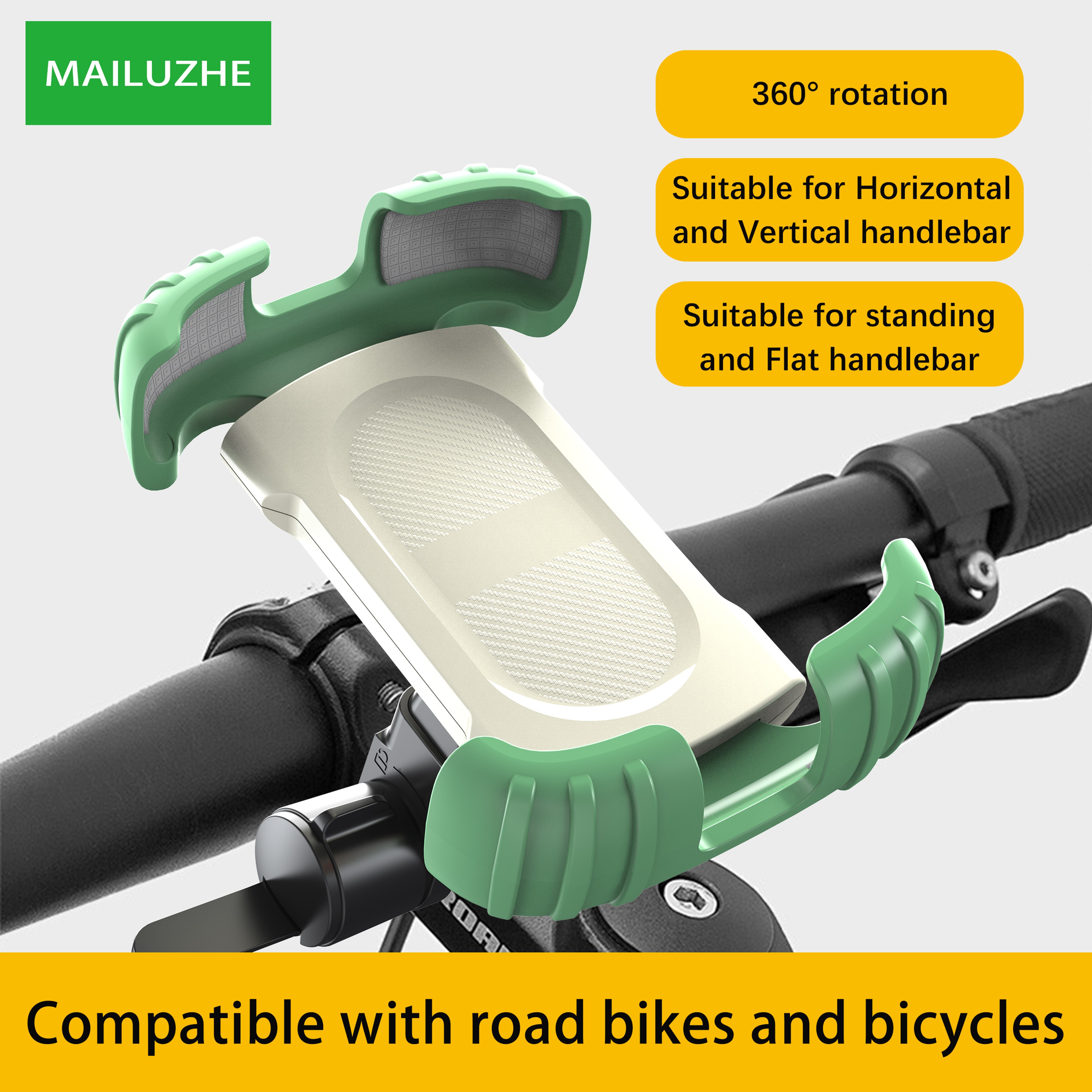 Handlebar Phone Mount, Bicycle Phone Holder, Bike A Phone Mount – view 7