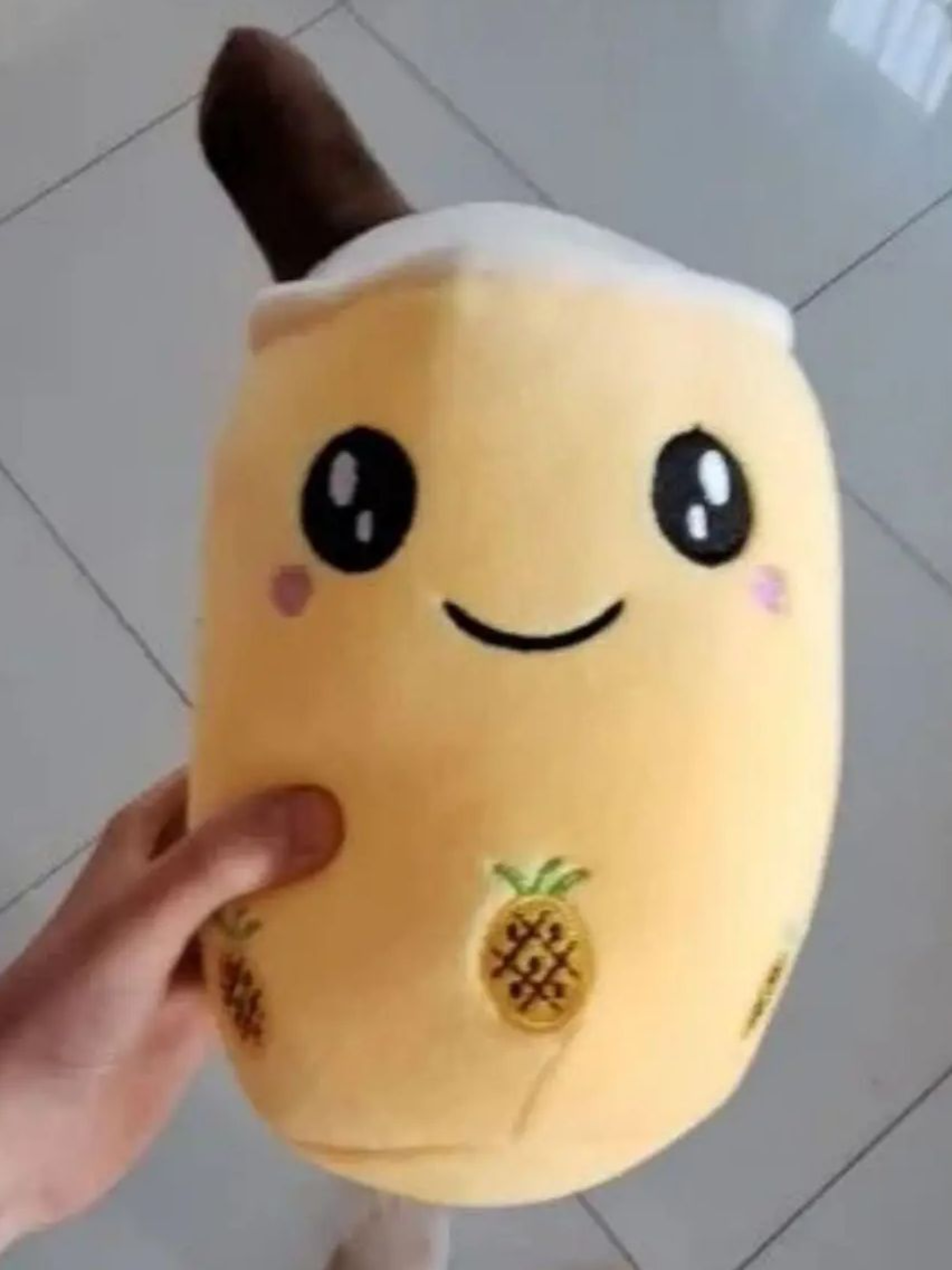 Kawaii Plush Toys Soft Boba Plush Bubble Tea Pillow For Babies 1