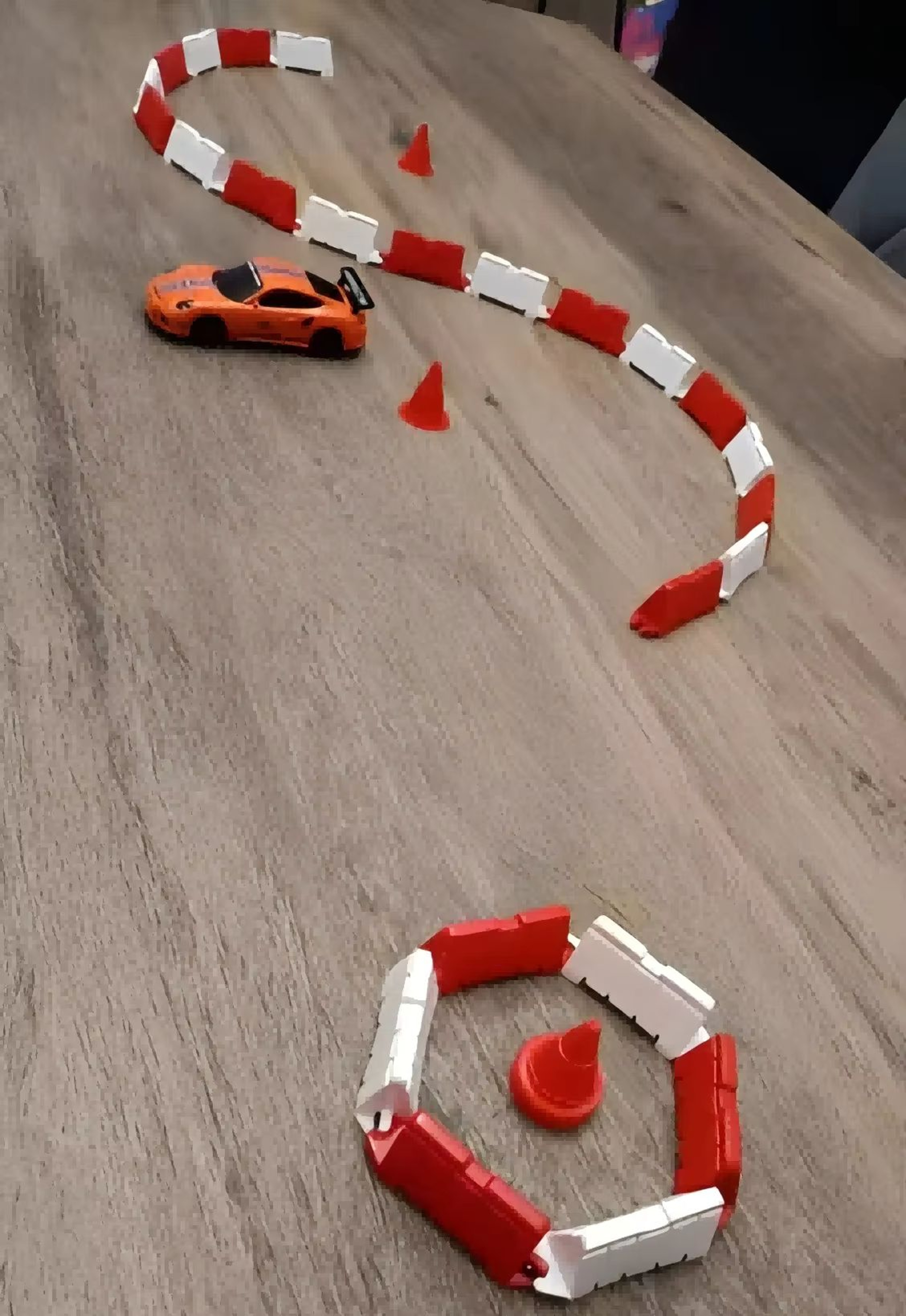 RC Drift Race Car Track Set, Road Block Mini Obstacle Field, Drift Runway Racetrack Road Barriers, Decorative Accessorie – view 1