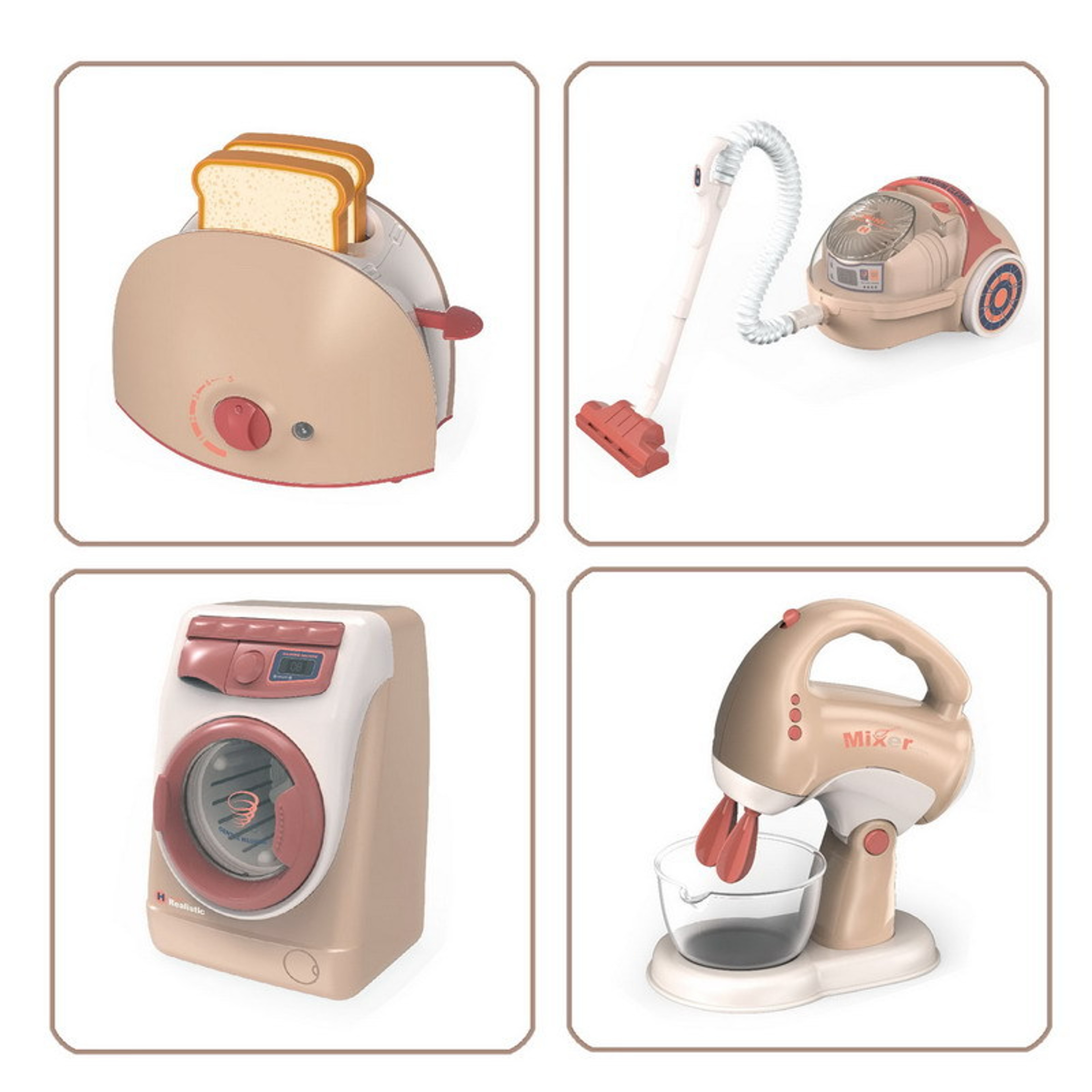 Electric Vacuum Cleaner Household Juicer Dispenser Pretend Kitchen Play Toys Water Sweeper Washing  2