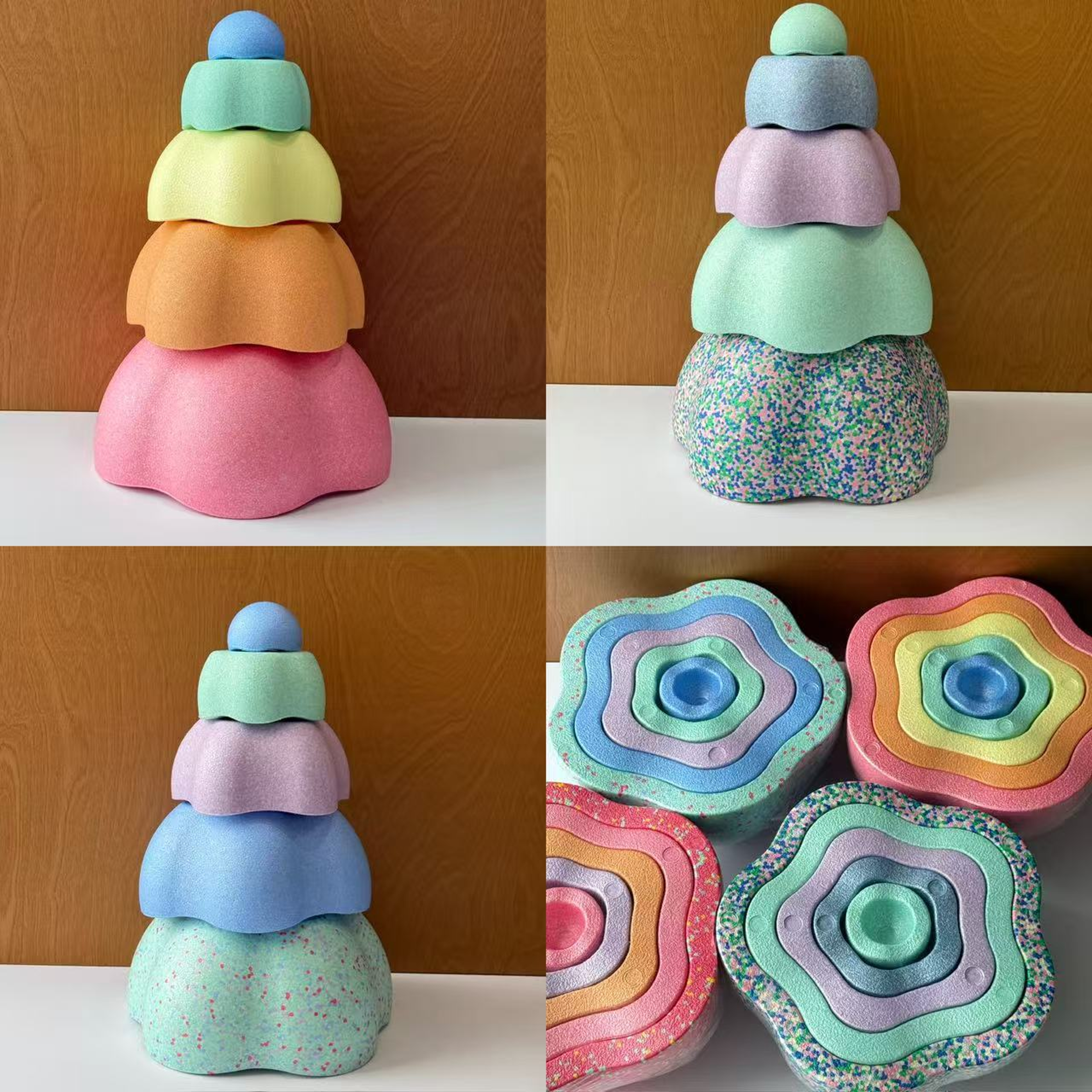 Sensory Integration Foam Toys, Kids Balance Stapstones, 5pcs Sports Balance Toys for Kids – view 1