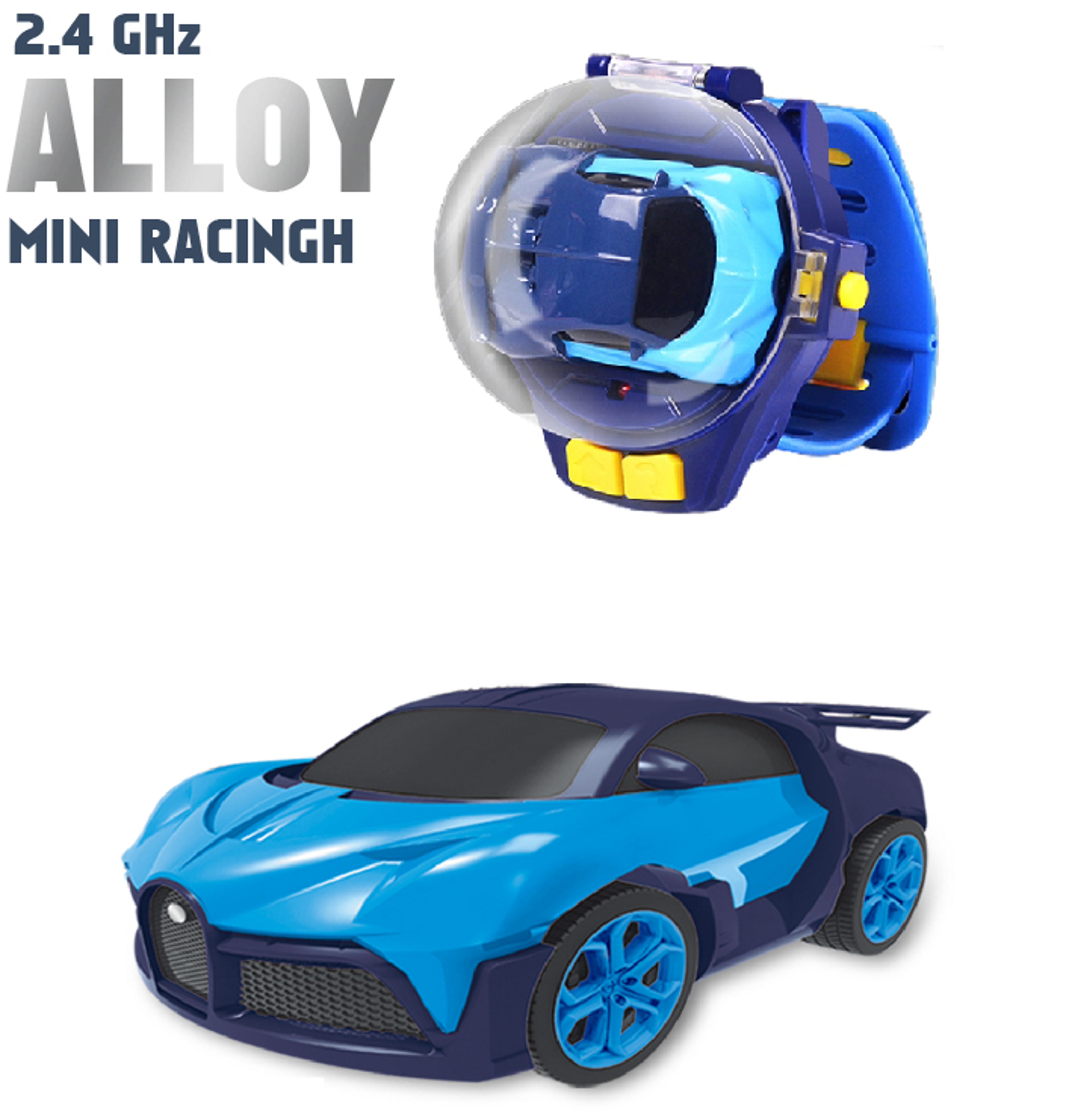 Mini Watch Car Parent Child Interaction Remote Control Car Electric Alloy Childrens Watch Racing To 19