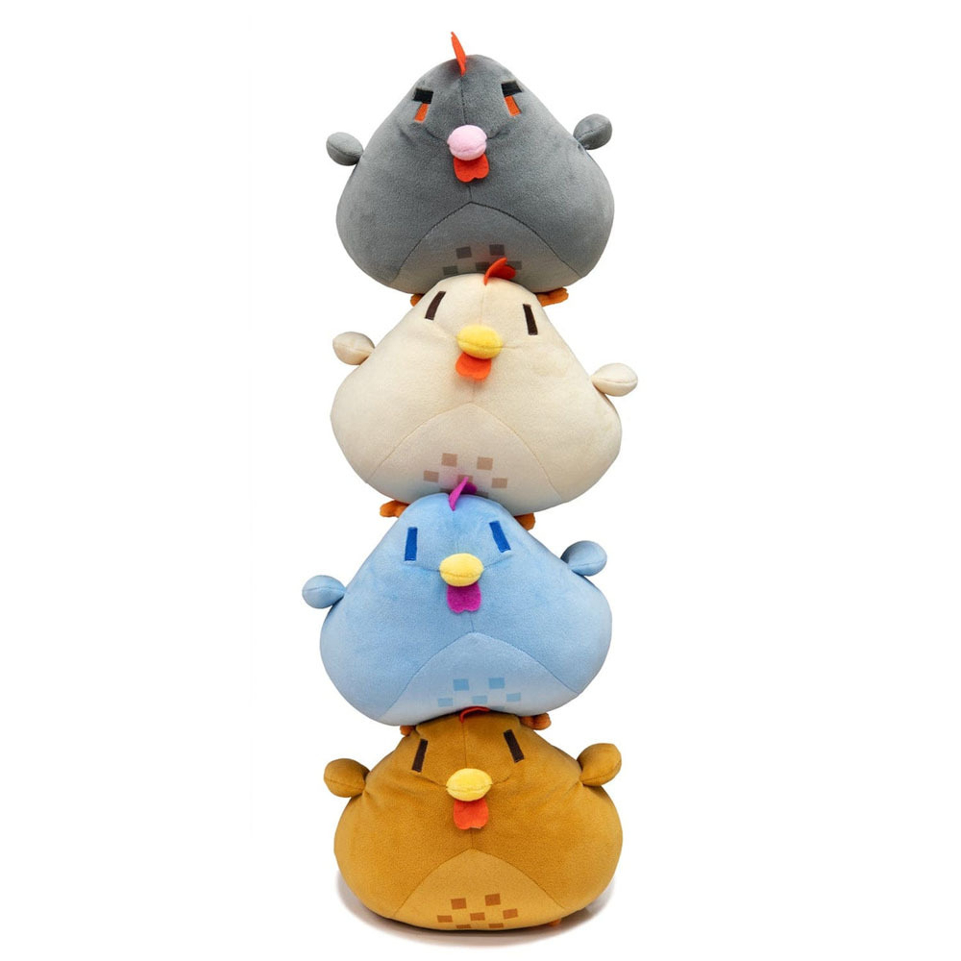 Colorful Chicken Plush, Cartoon Pillow Toy, Birthday Gift for Kids, Christmas Plush Animal – view 1