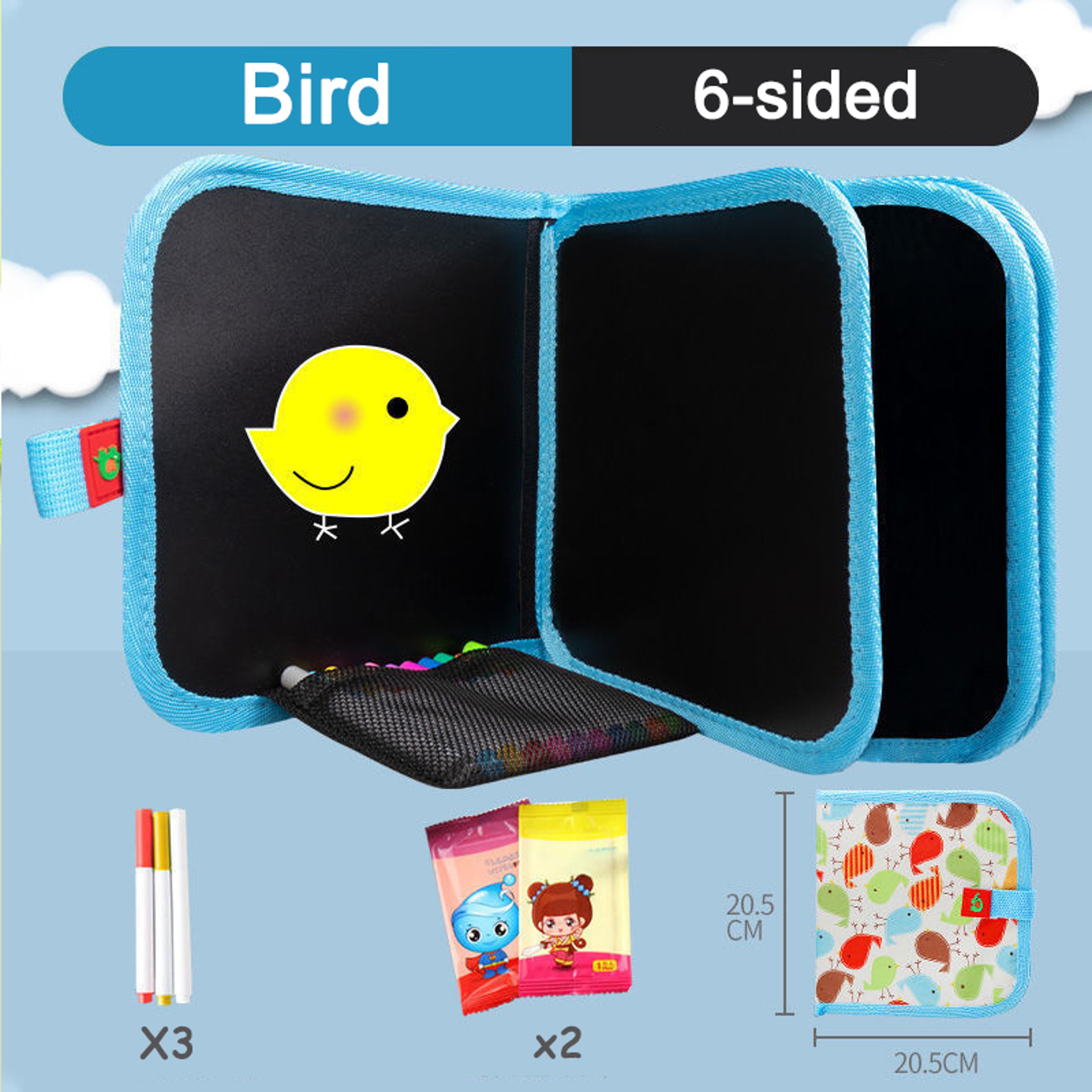Reusable Drawing Pads Childrens Erasable Doodle Book Watercolor Coloring Toy Gift 8