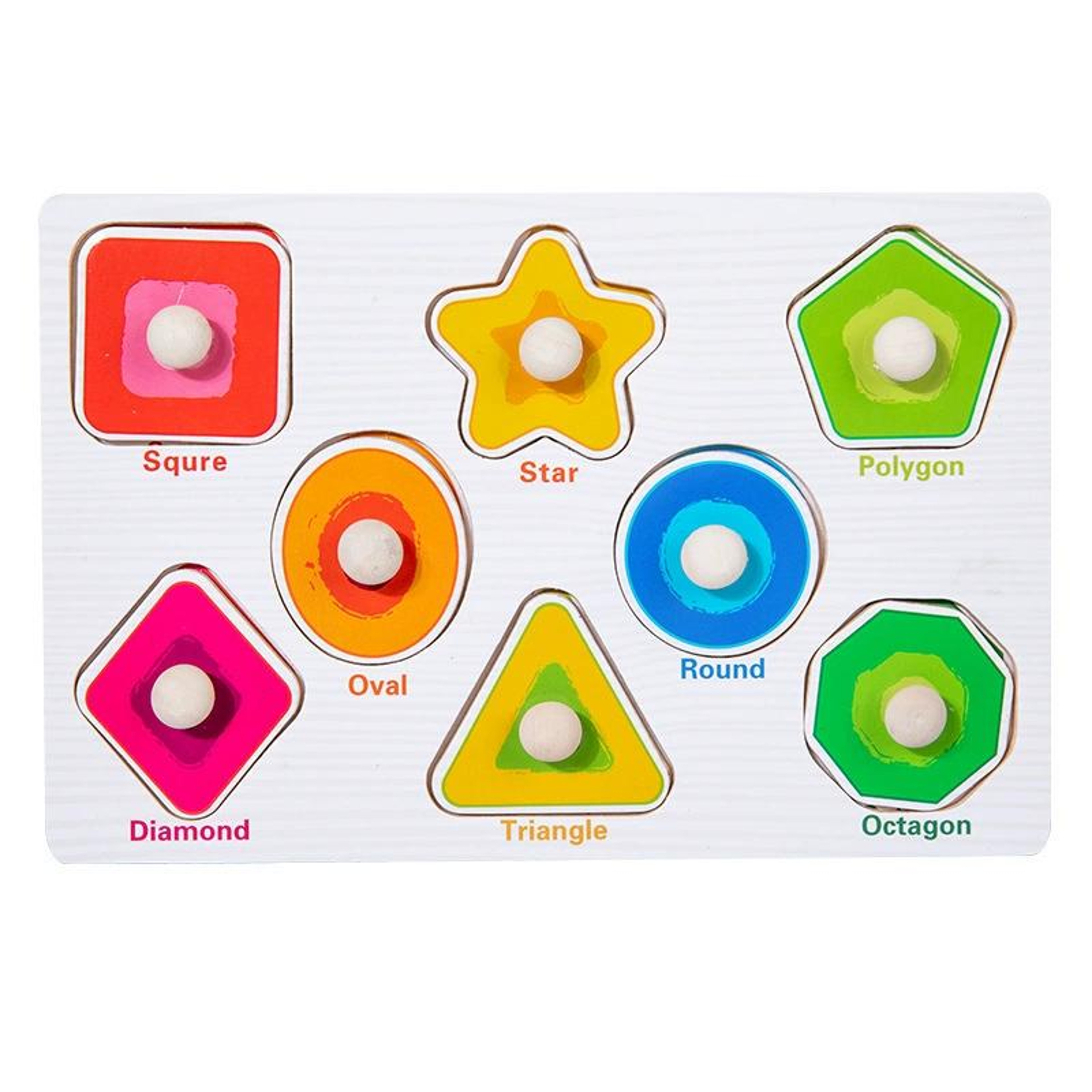 Handheld Montessori Baby Puzzle Matching Board Toy for Early Childhood Education with Cartoon Animals and Fruits – view 16