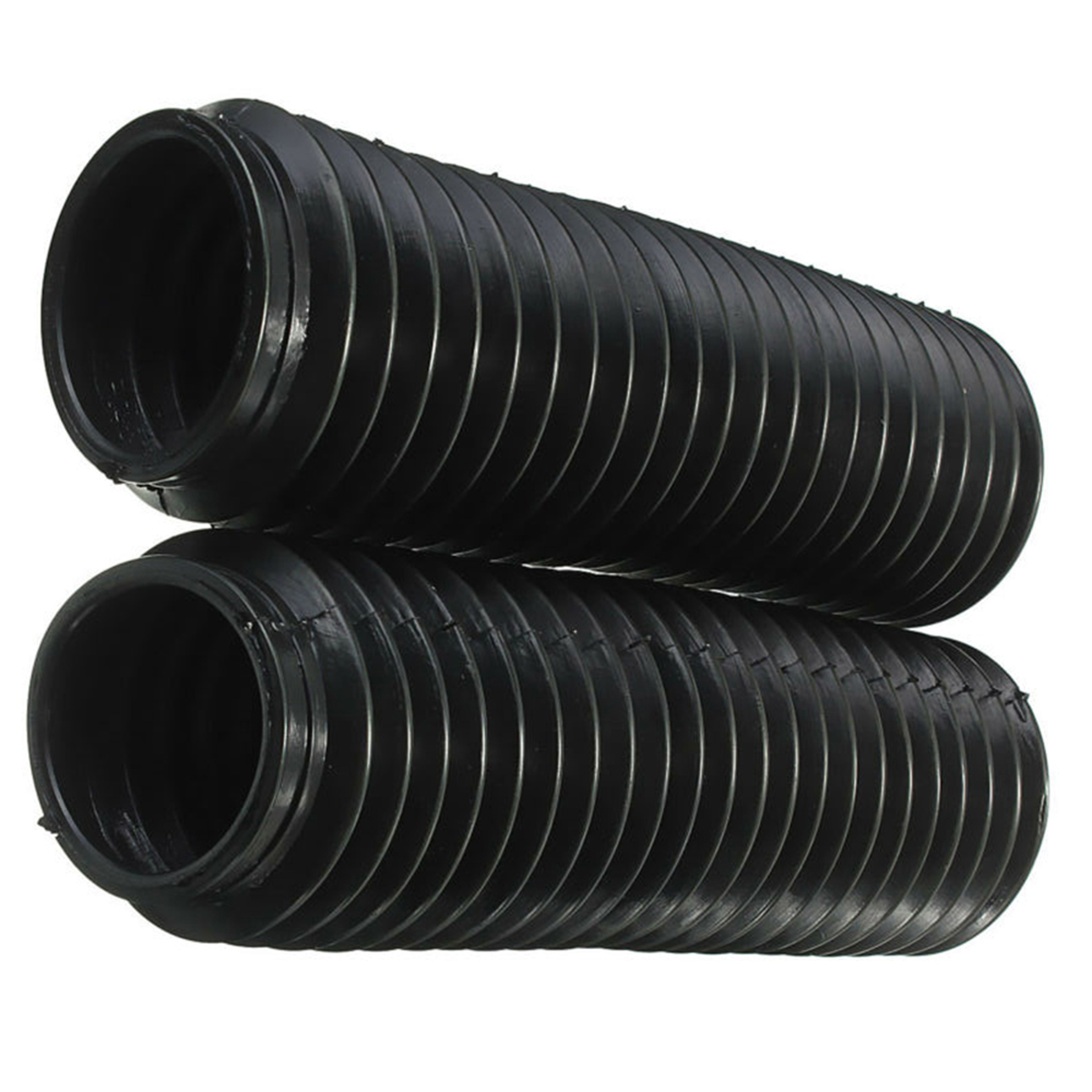CQR Motorcycle Front Fork Rubber Gaiters Boots Black Shock Absorber Dust Cover For Motorbike 3