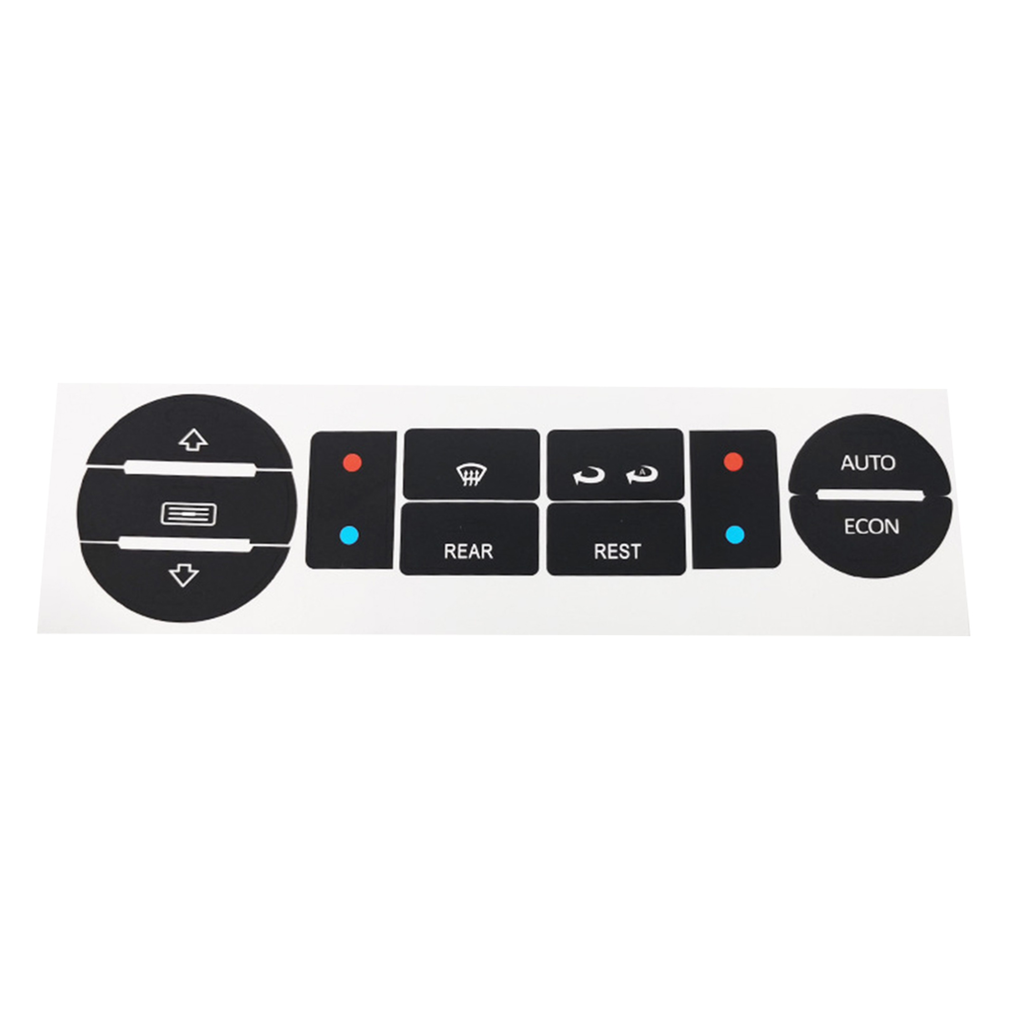 Clima Worn Knob Switch Accessories, Car Air Conditioner Switch Button Repair Sticker – view 2