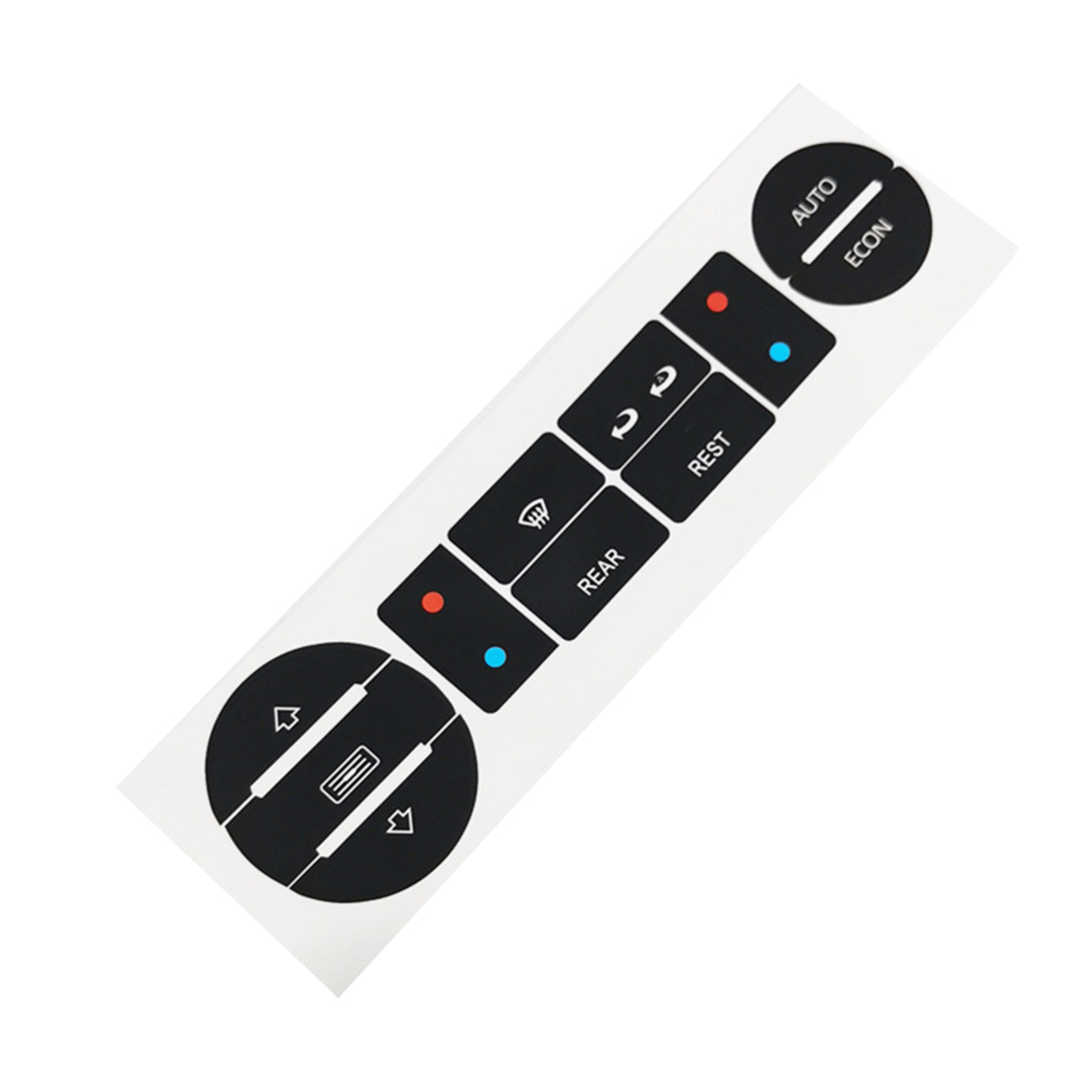 Clima Worn Knob Switch Accessories, Car Air Conditioner Switch Button Repair Sticker – view 7
