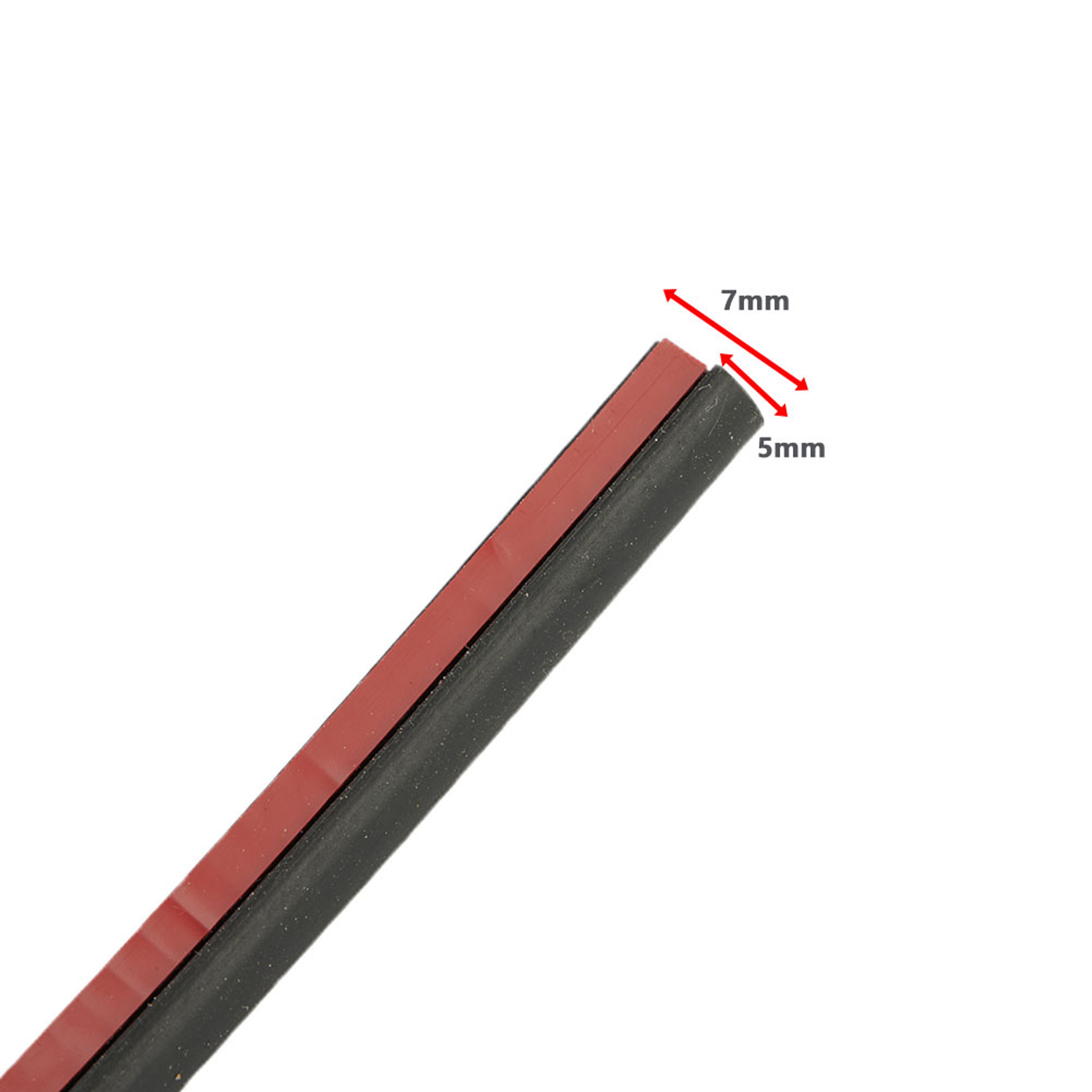 Universal Car TType Sealing Strip Rubber For Bumper Lip Edge Trim 2