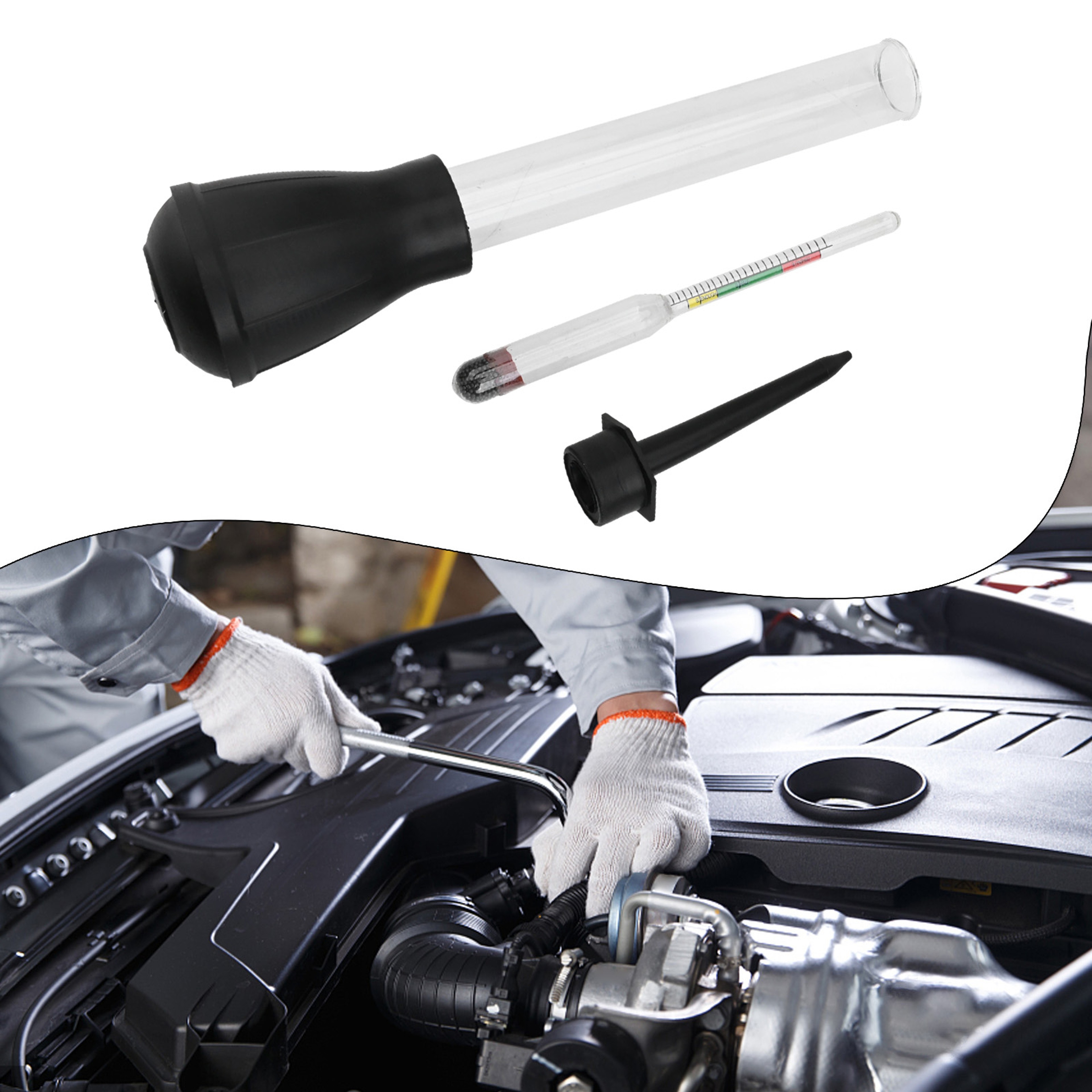 Automotive Repair Tools Accessories Auto Battery Hydrometer Density Tester Acid Tool 0