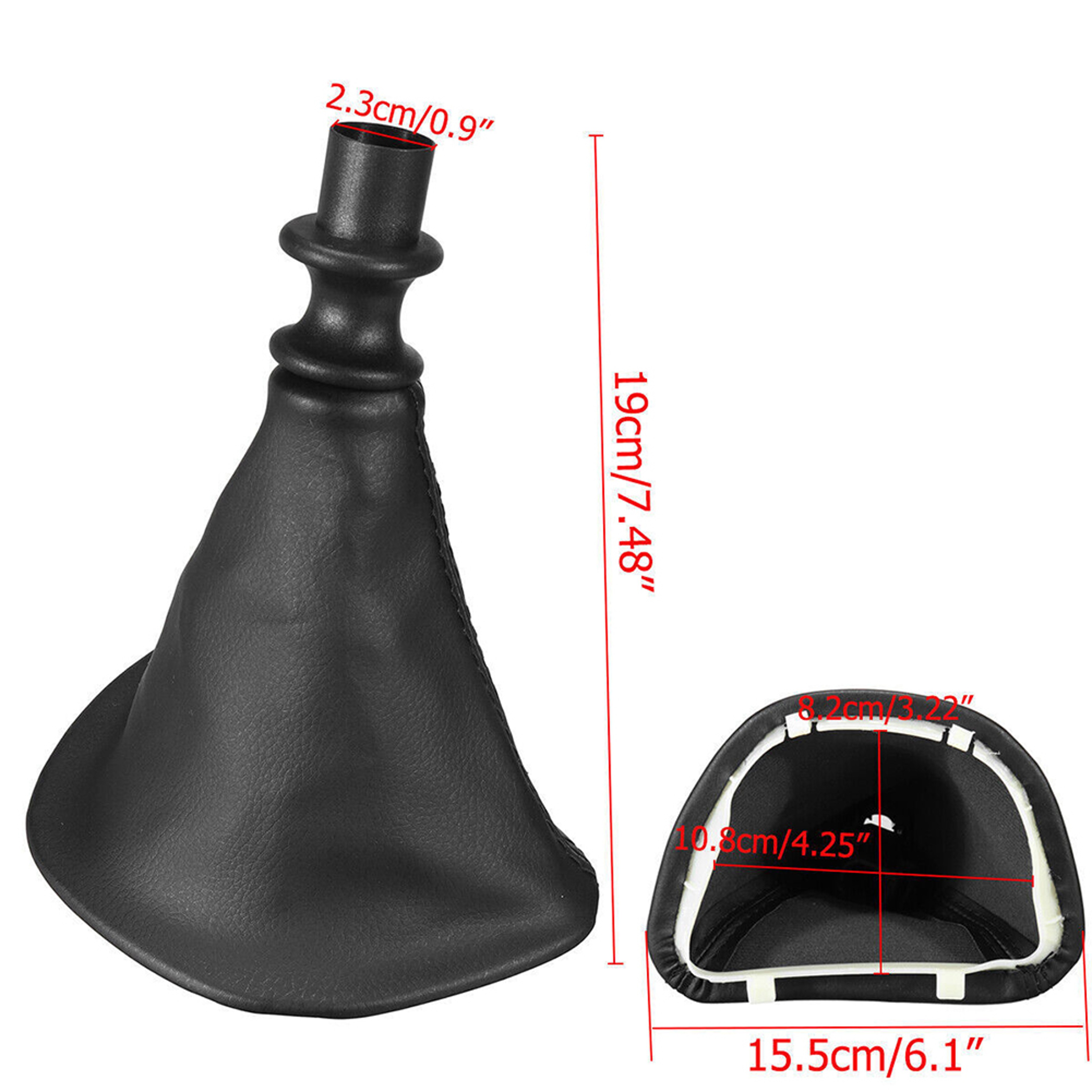 NonSlip Car Gear Shift Knob Cover Manual Gear Shift Knob With Gaitor Interior Accessories 4