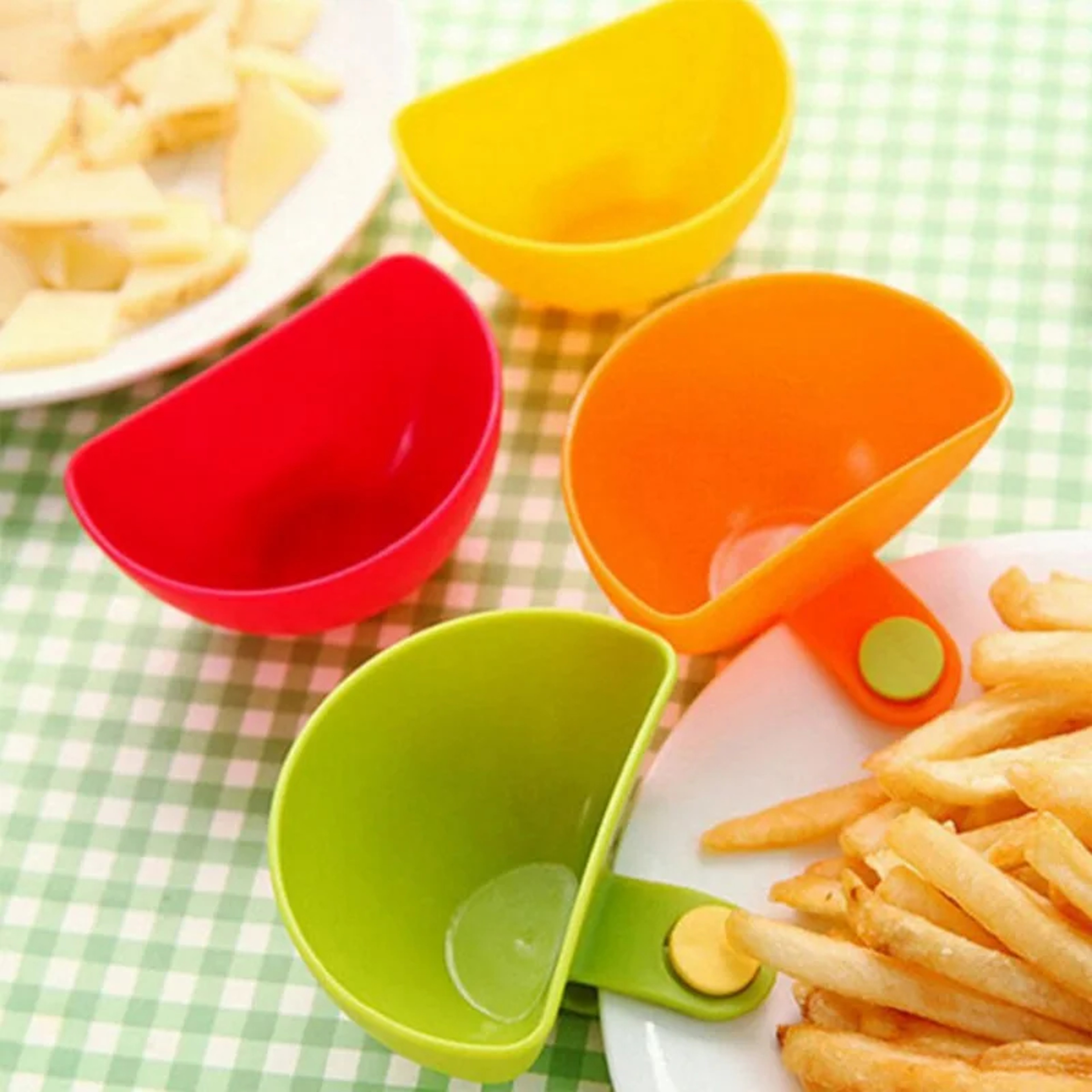 Household Kitchen Gadgets Condiment Bowl Dip Clip Multipurpose Sauce Dish Vinegar Seasoning Contain 0