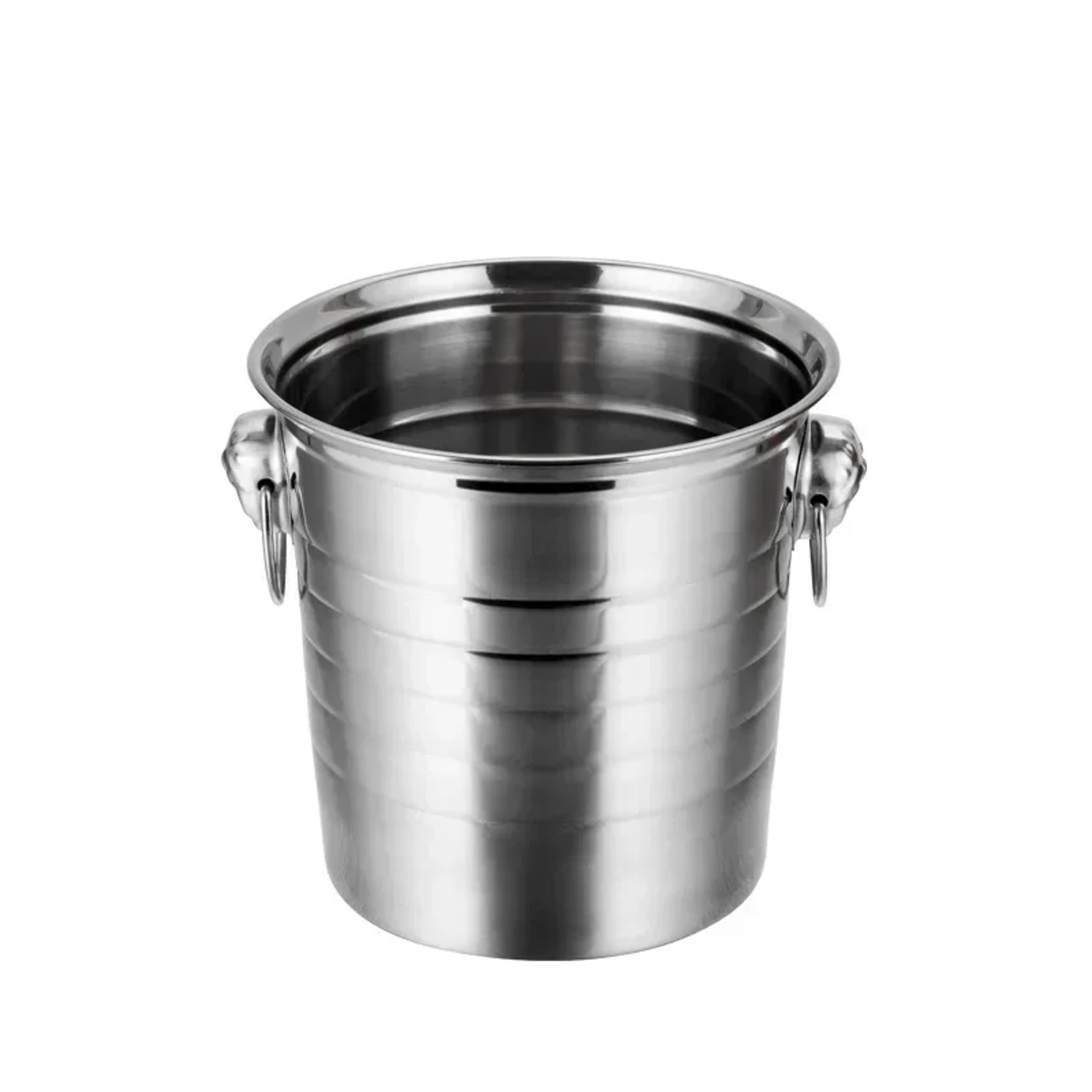 Portable Ice Chiller Cooler Stainless Steel Ice Bucket With Comfortable Handle Twoear Wine Tooling  4