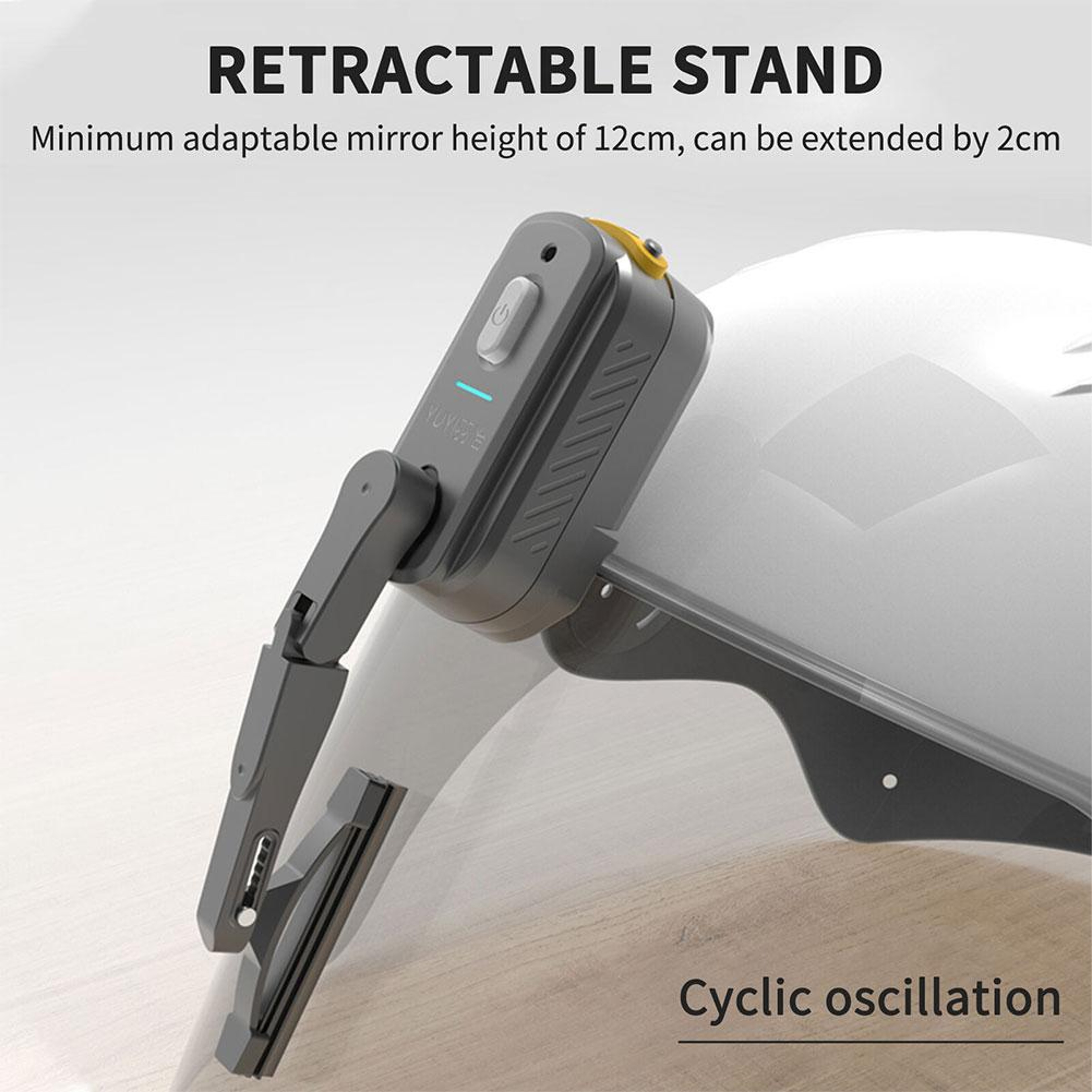Universal Waterproof Helmet Wiper Electric Rechargeable Visor For Motorcycle Windshields 3