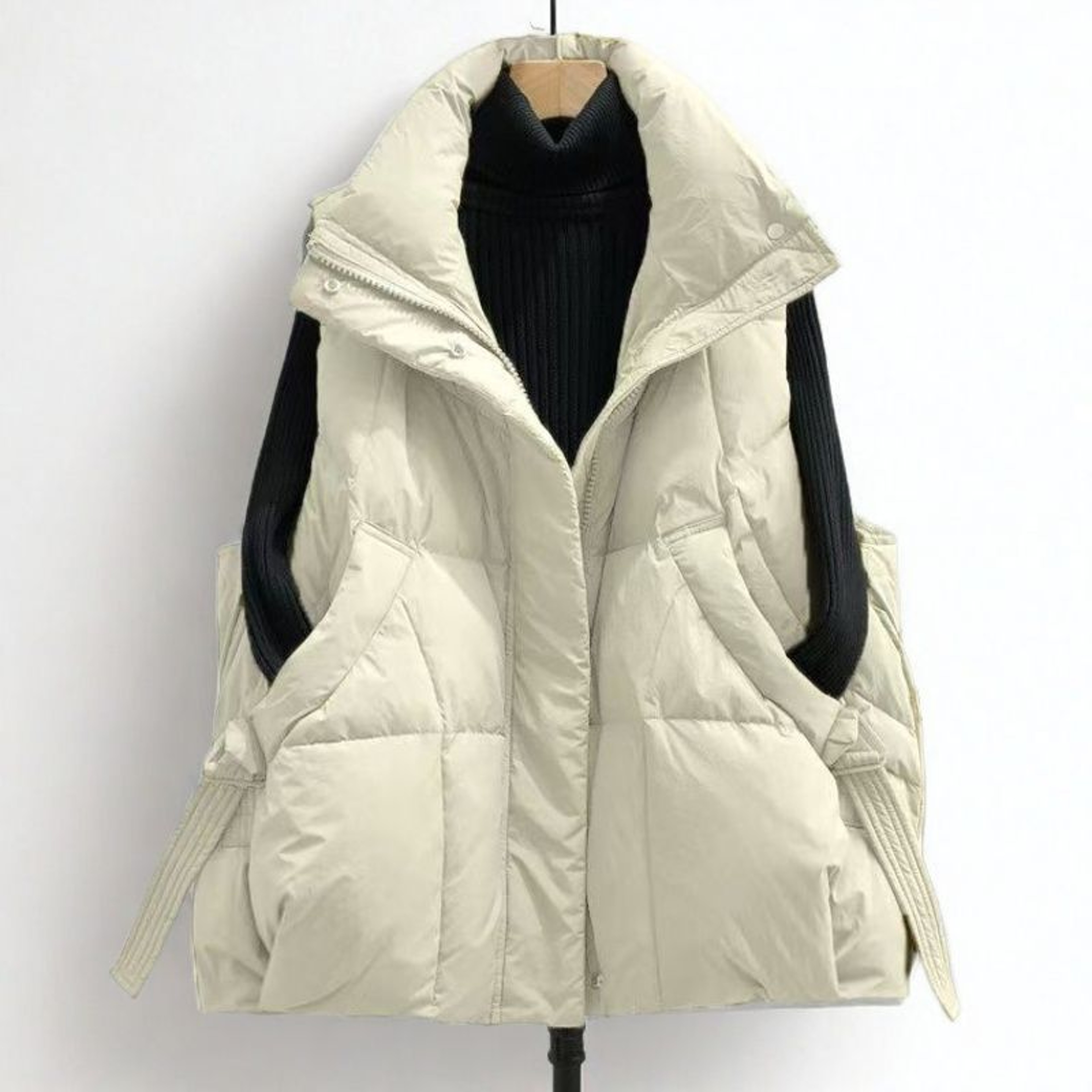 Winter Plus Size Womens Down Cottonpadded Vest Coat  Elegant Warm Waistcoat Jacket For Fashion And  1