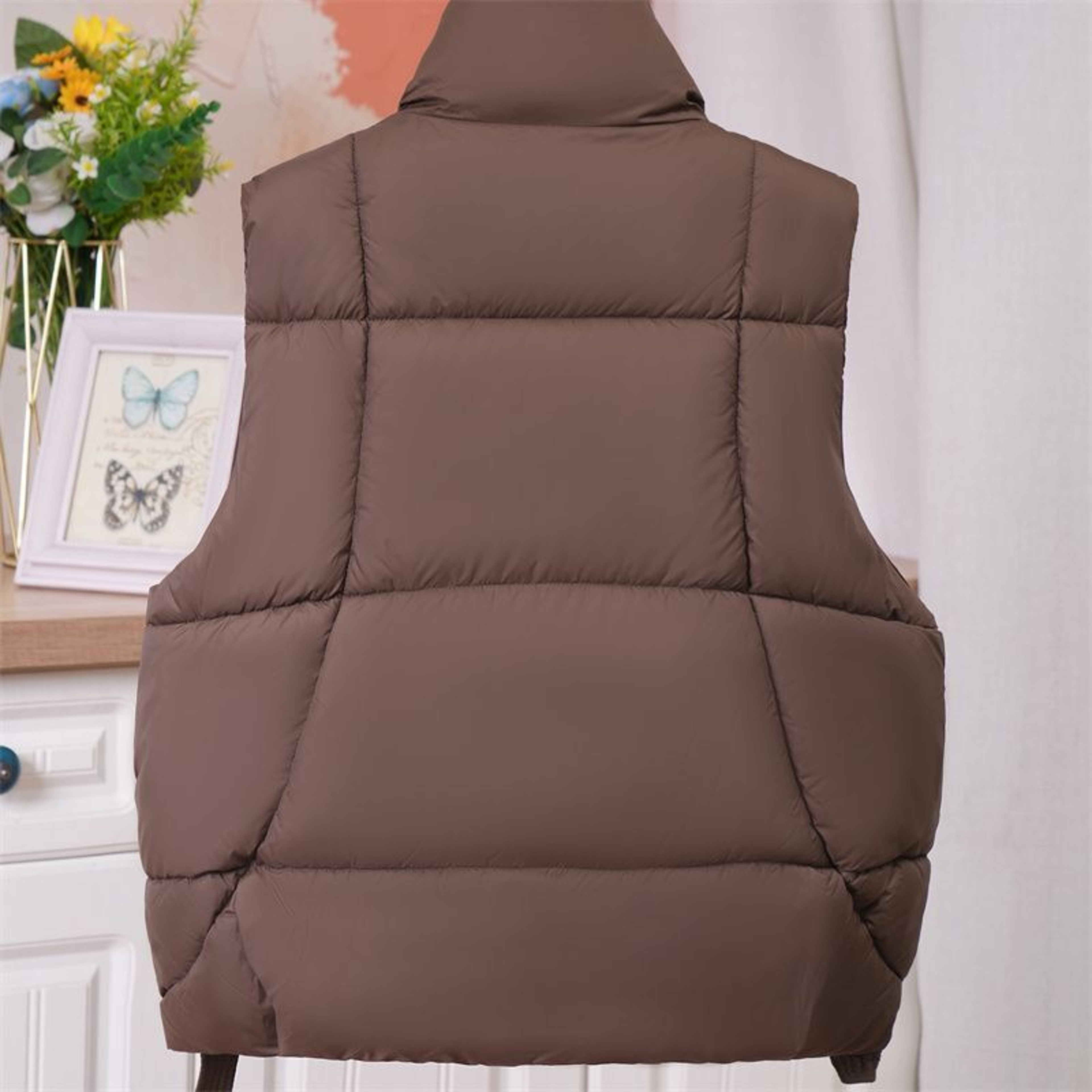 Winter Plus Size Womens Down Cottonpadded Vest Coat  Elegant Warm Waistcoat Jacket For Fashion And  3