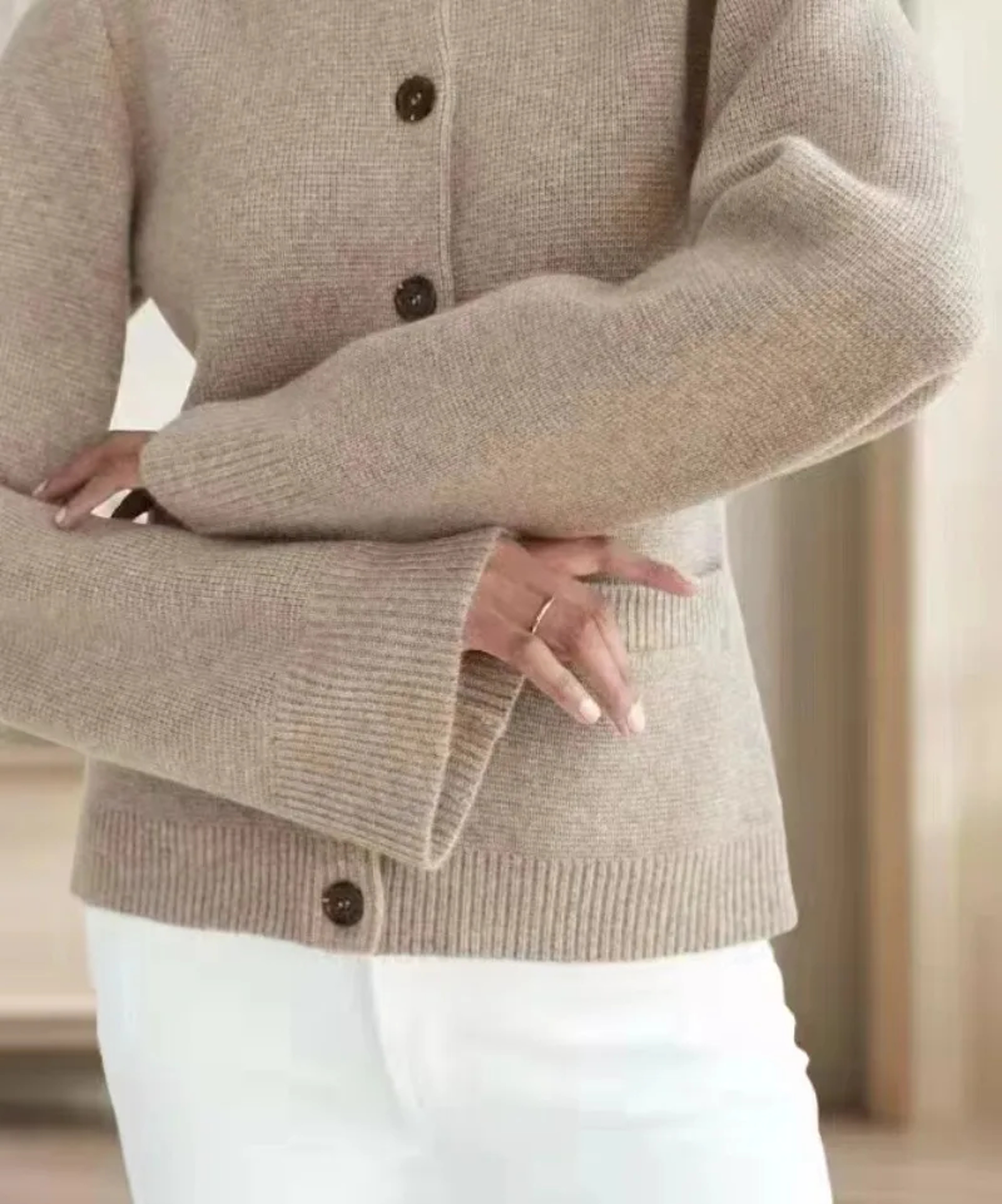 Loose Soft Cardigan For Women  Casual Chic Sweater Long Sleeve Warm And Lightweight For Winter 2