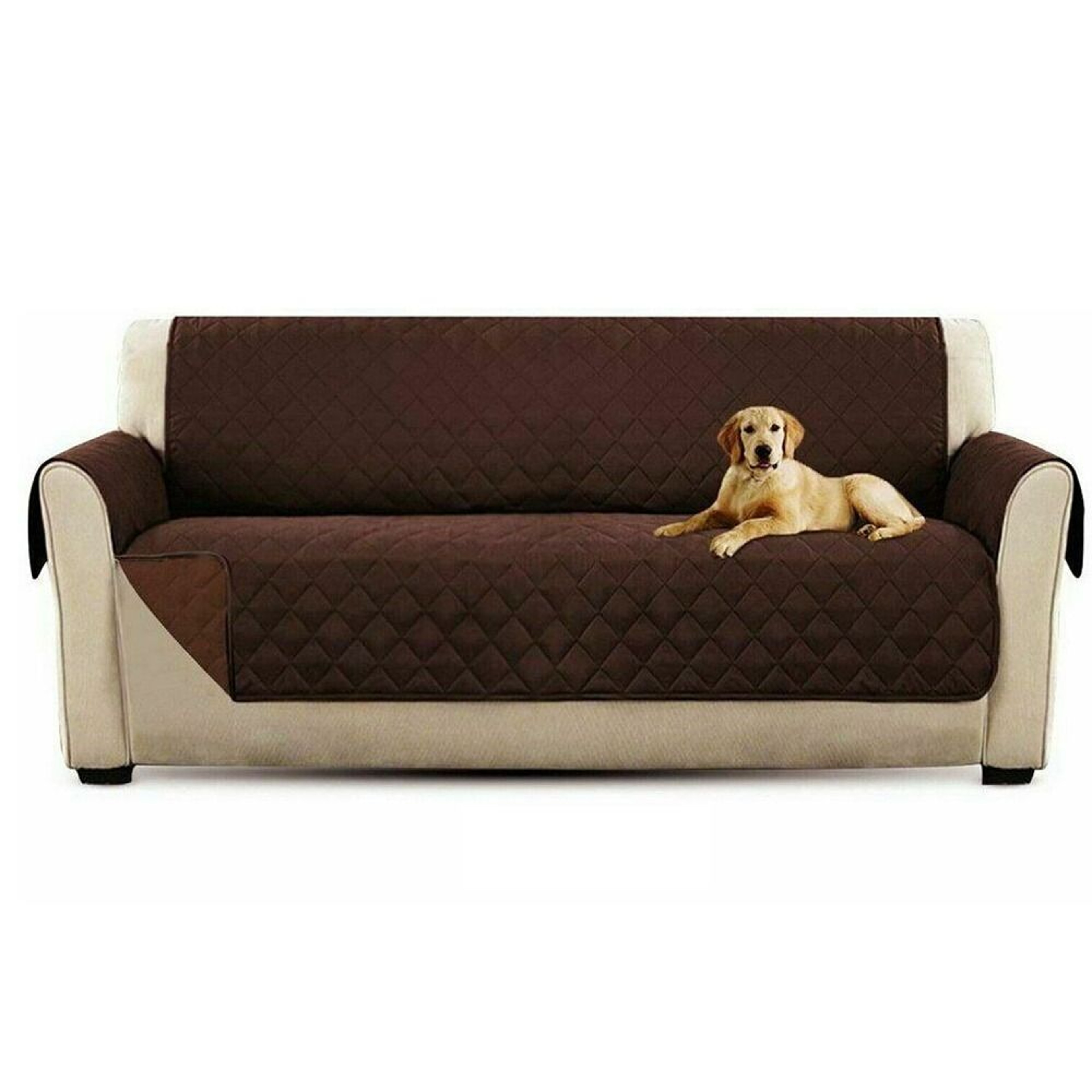 Waterproof Sofa Cover For Pets Kids And Dogs  Quilted AntiWear Furniture Slipcover 5