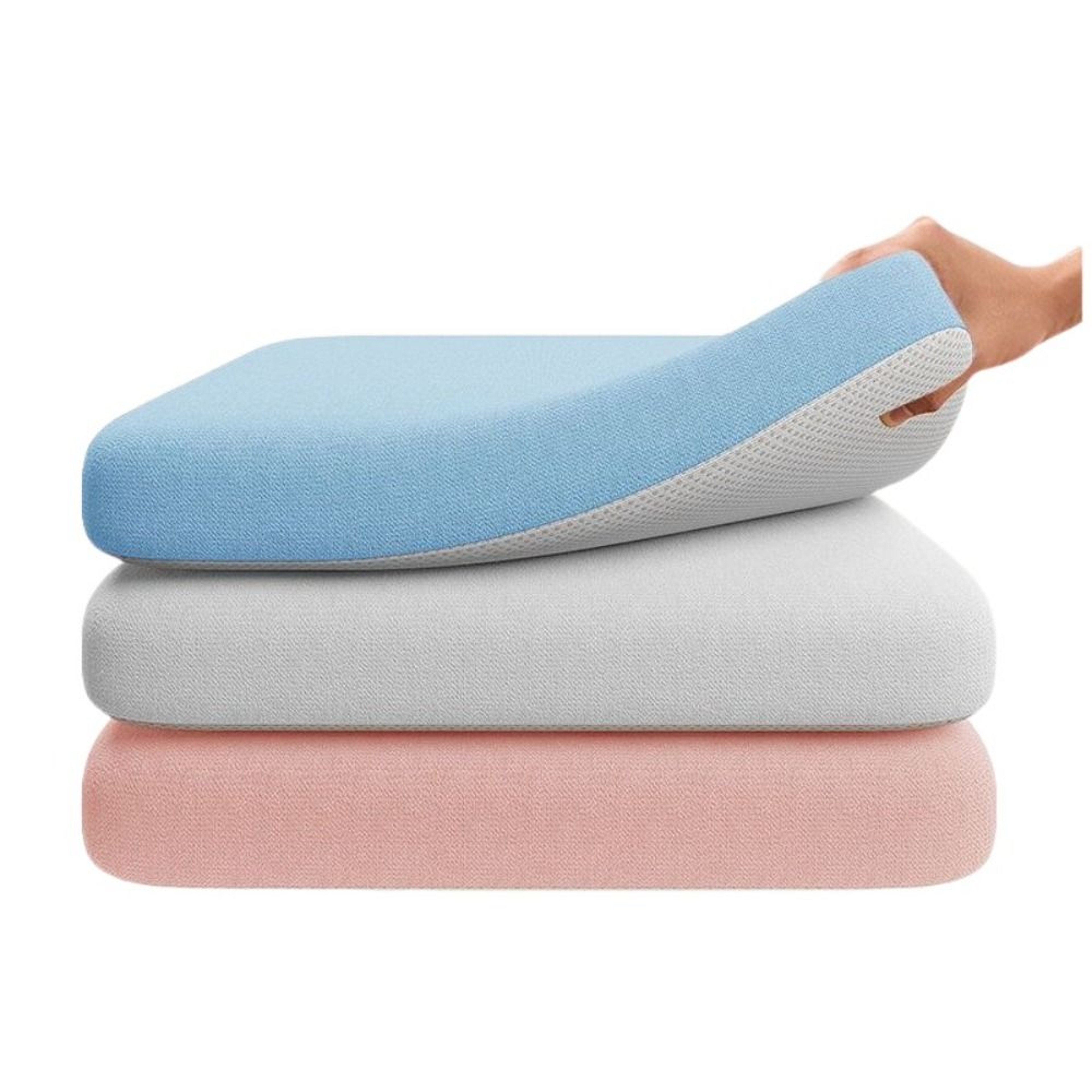 Thick Memory Foam Seat Cushion For Office  Car  Ultra Soft Breathable Rebound Waist Support 1