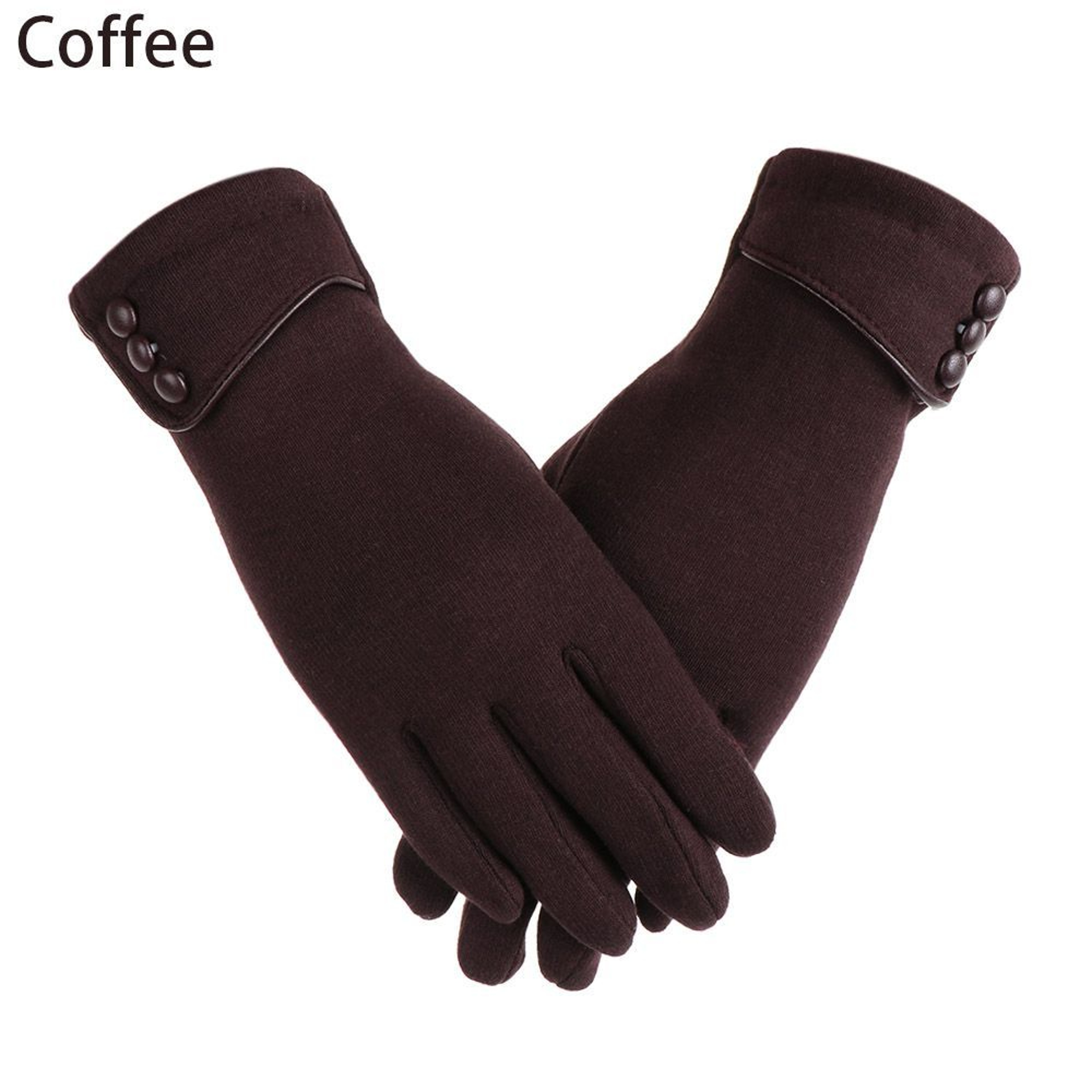 Fashion Women Touch Screen Gloves Winter Furry Warm Mitts For Outdoor Sports  Cycling 7