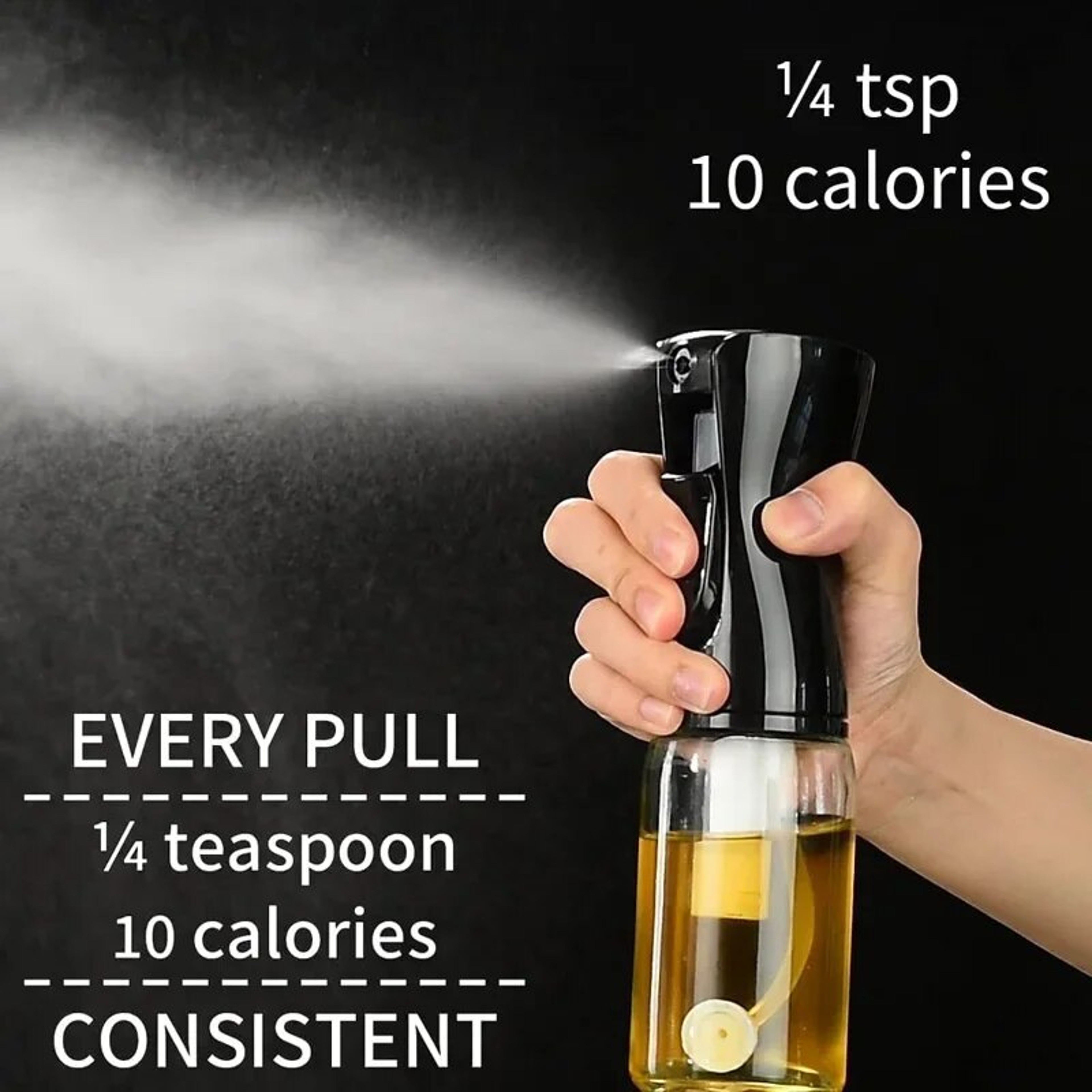Oil Spray Bottle For Kitchen  Edible Olive Oil Mist  NonAerosol Atomized Spray For Air Fryer 2