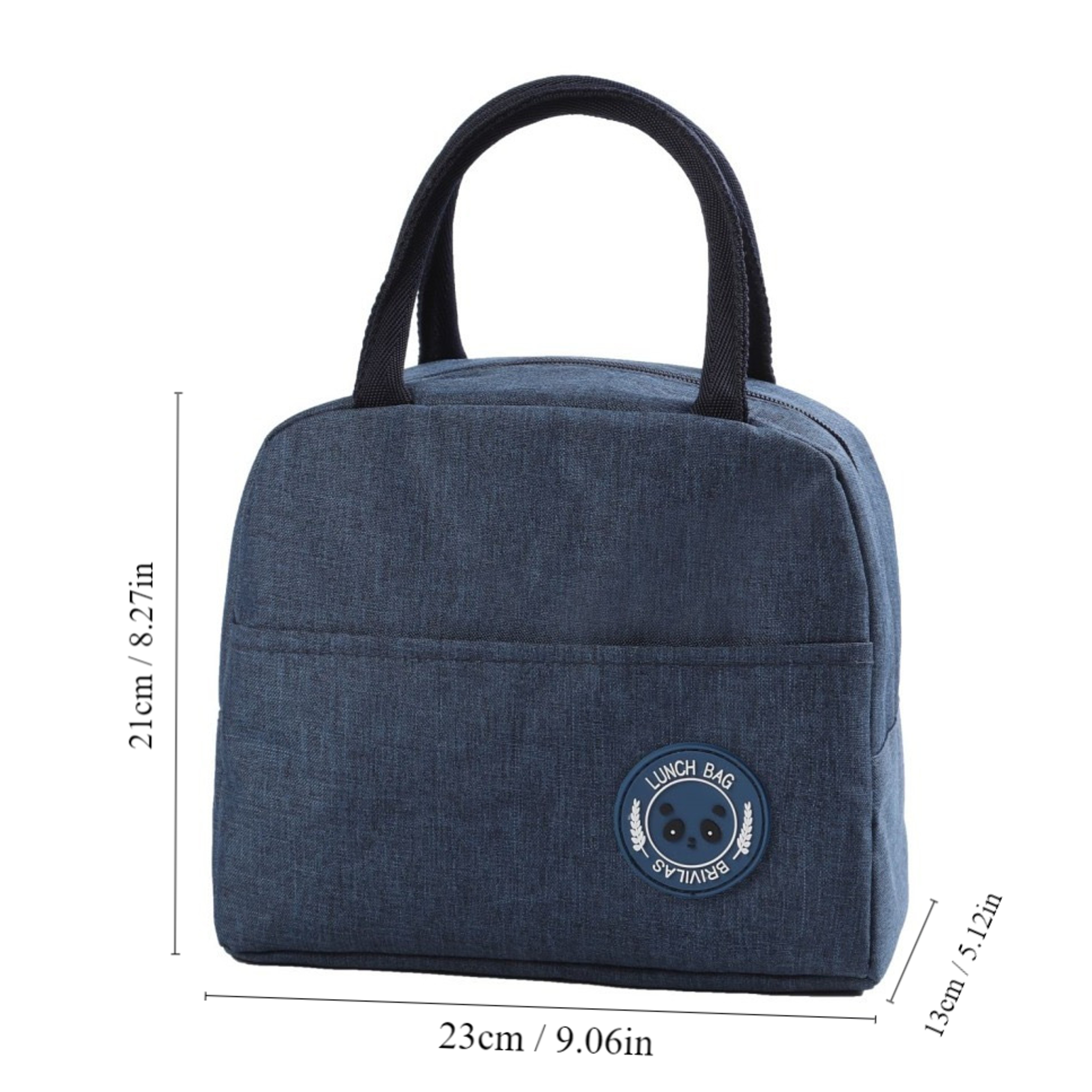 Insulated Bento Lunch Bag  Portable Meal Pack With Aluminum Foil Durable And EasytoClean Perfect Fo 3
