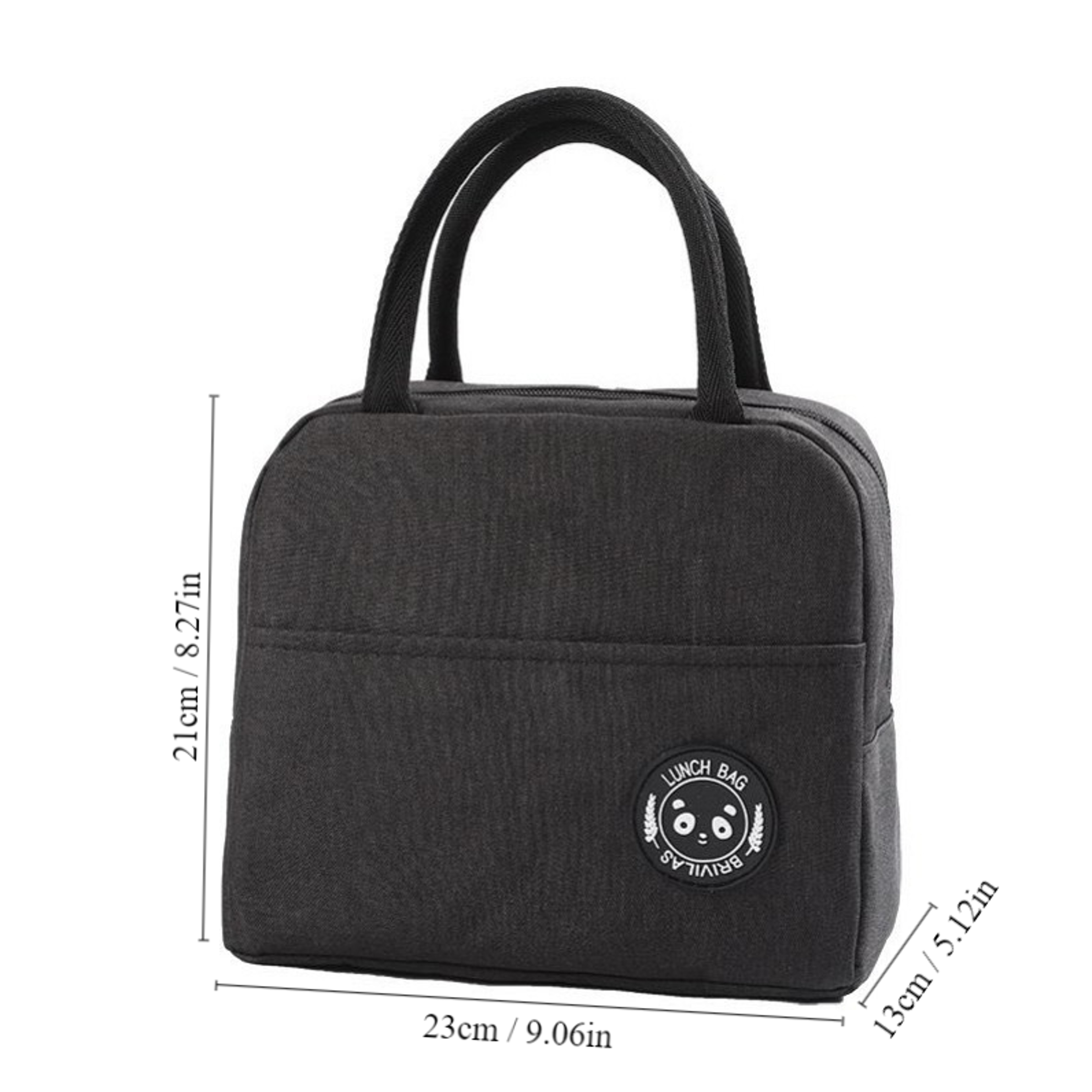 Insulated Bento Lunch Bag  Portable Meal Pack With Aluminum Foil Durable And EasytoClean Perfect Fo 4