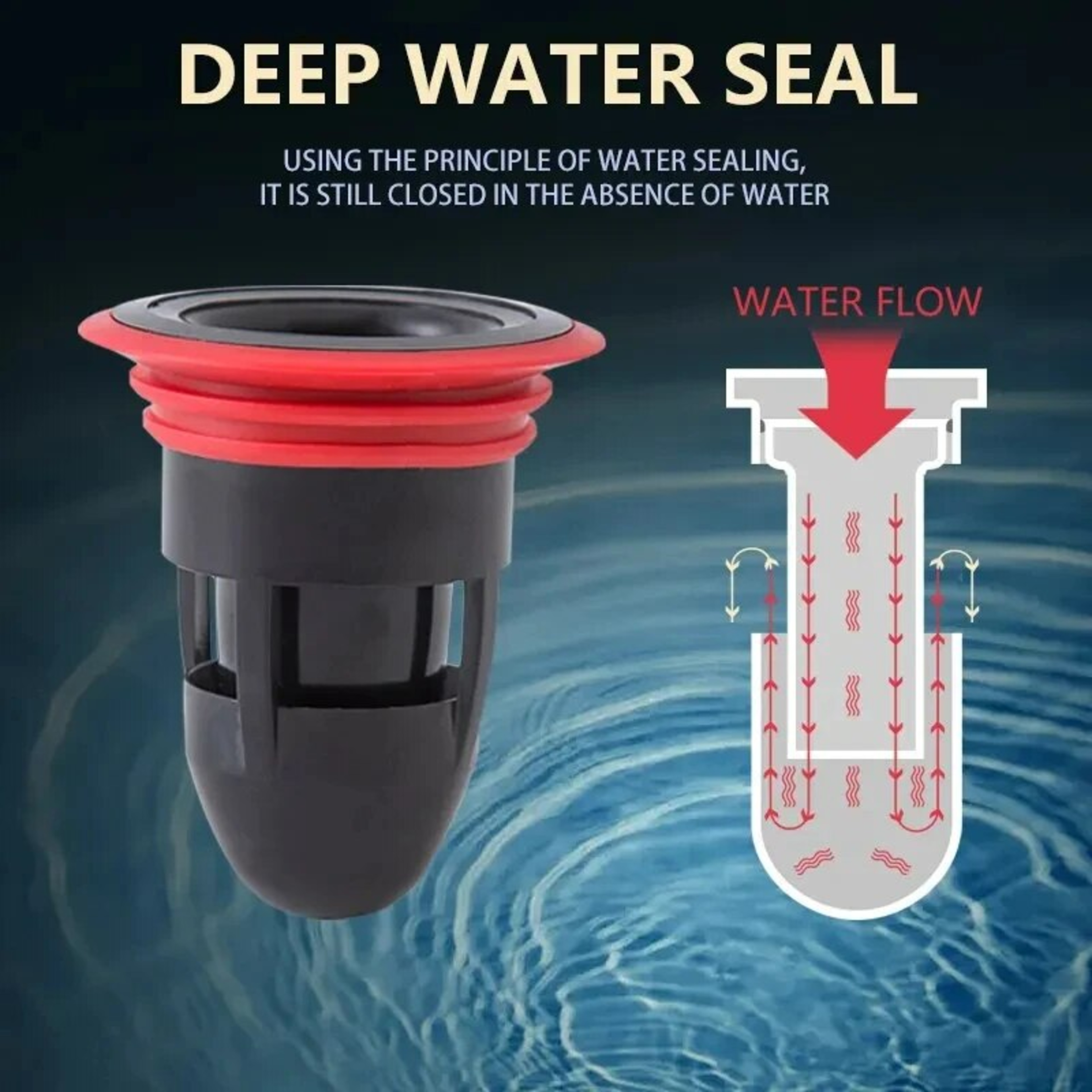 Floor Drain AntiOdor Bullet With Pest Control  Effective Deodorization For Bathroom  Sewer 2