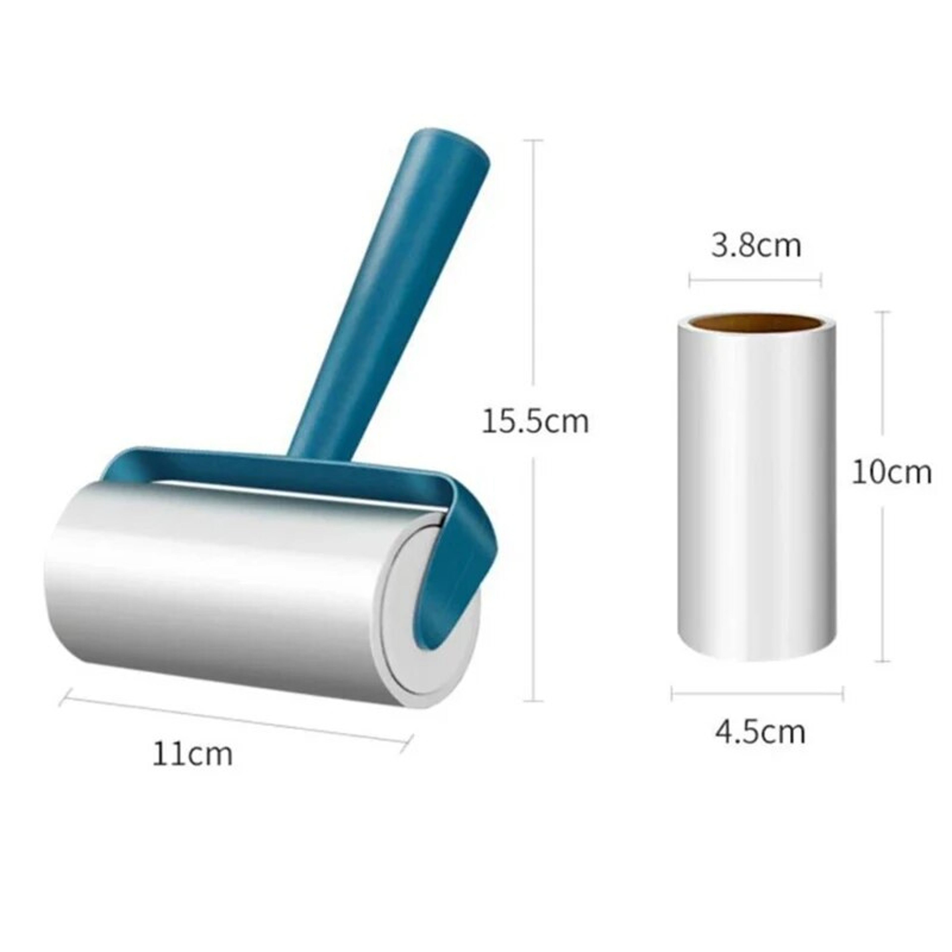 Tearable Roll Paper Sticky Roller Brush  Pet Hair Remover  Clothes Cleaning Brush For Home Use 4