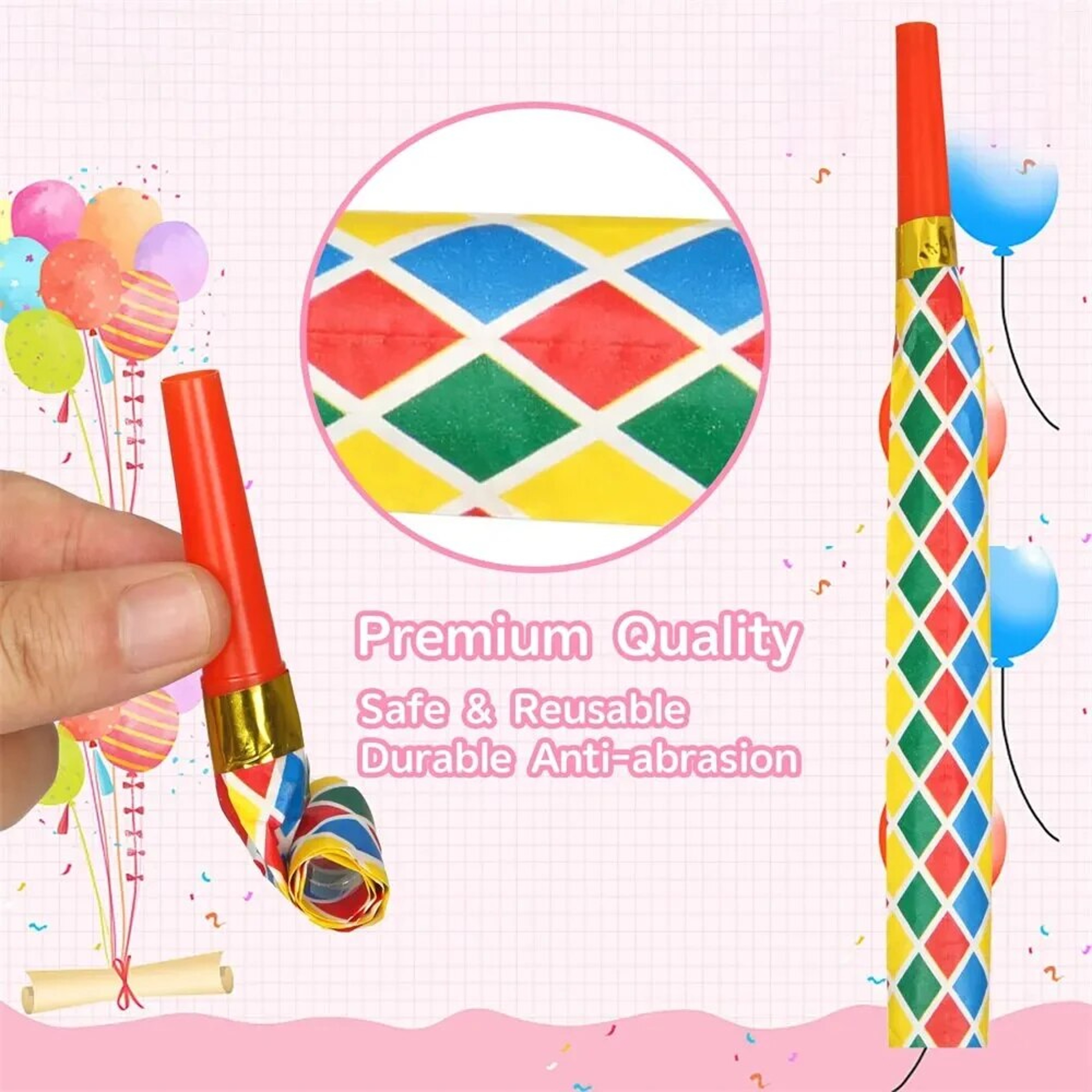 Colorful Dragon WhistlesFun Party Favors For Kids Birthday Gift Toy 3