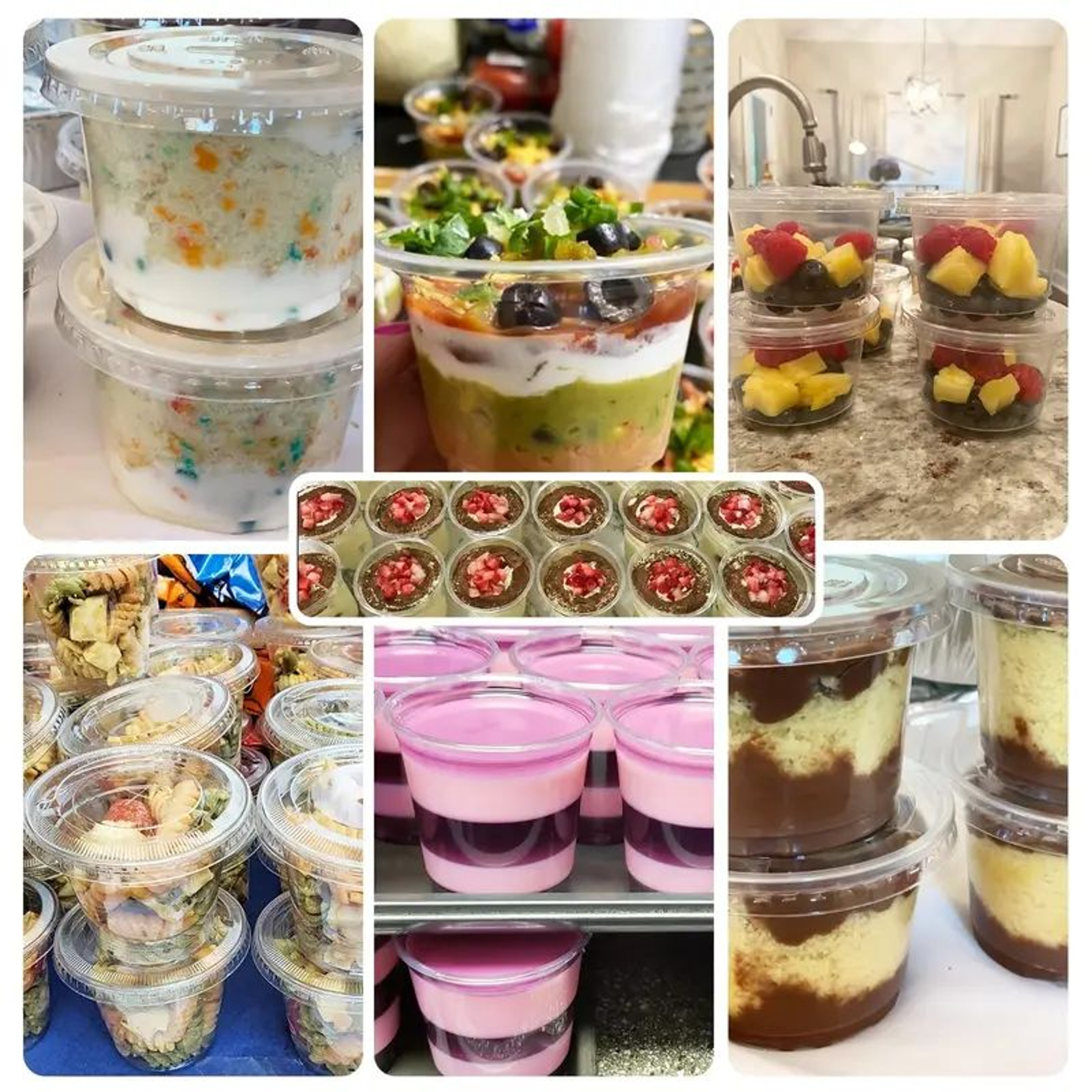 Disposable Plastic Cups With Lids  Pack Perfect For Ice Cream Drinks Soups And More 2