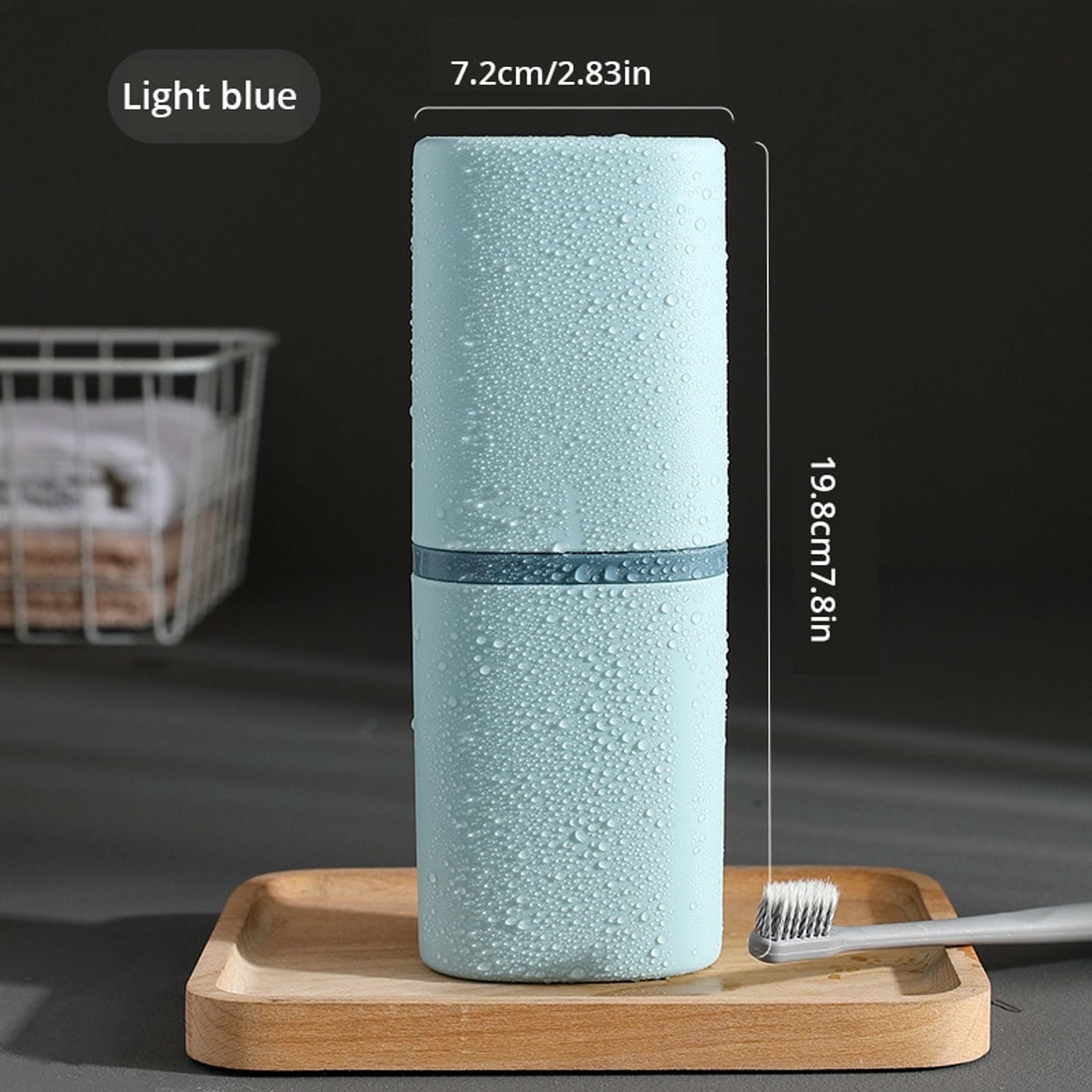 Portable Travel Toothbrush Case  Hygienic Holder For Camping Business And Travel 4